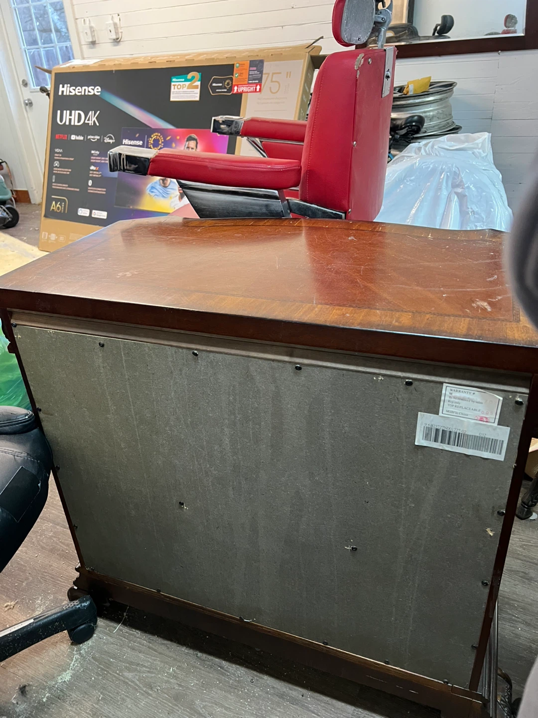 Wooden 3-Drawer Nightstand - photo 4