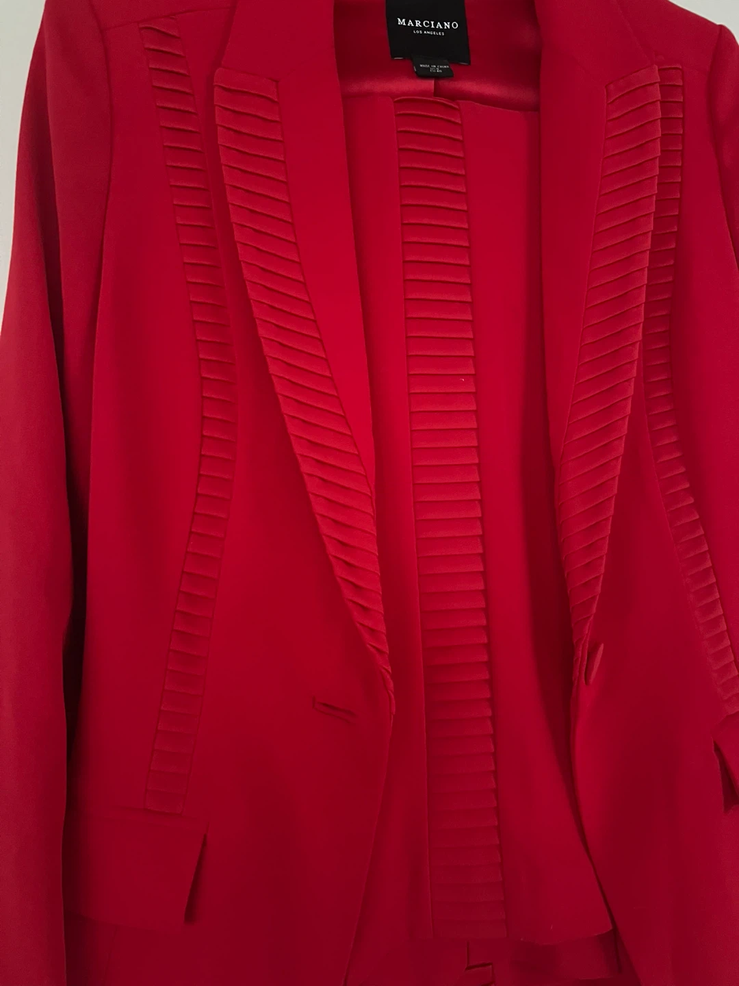 Marciano Red Blazer and Pants Suit EU 40 - photo 2
