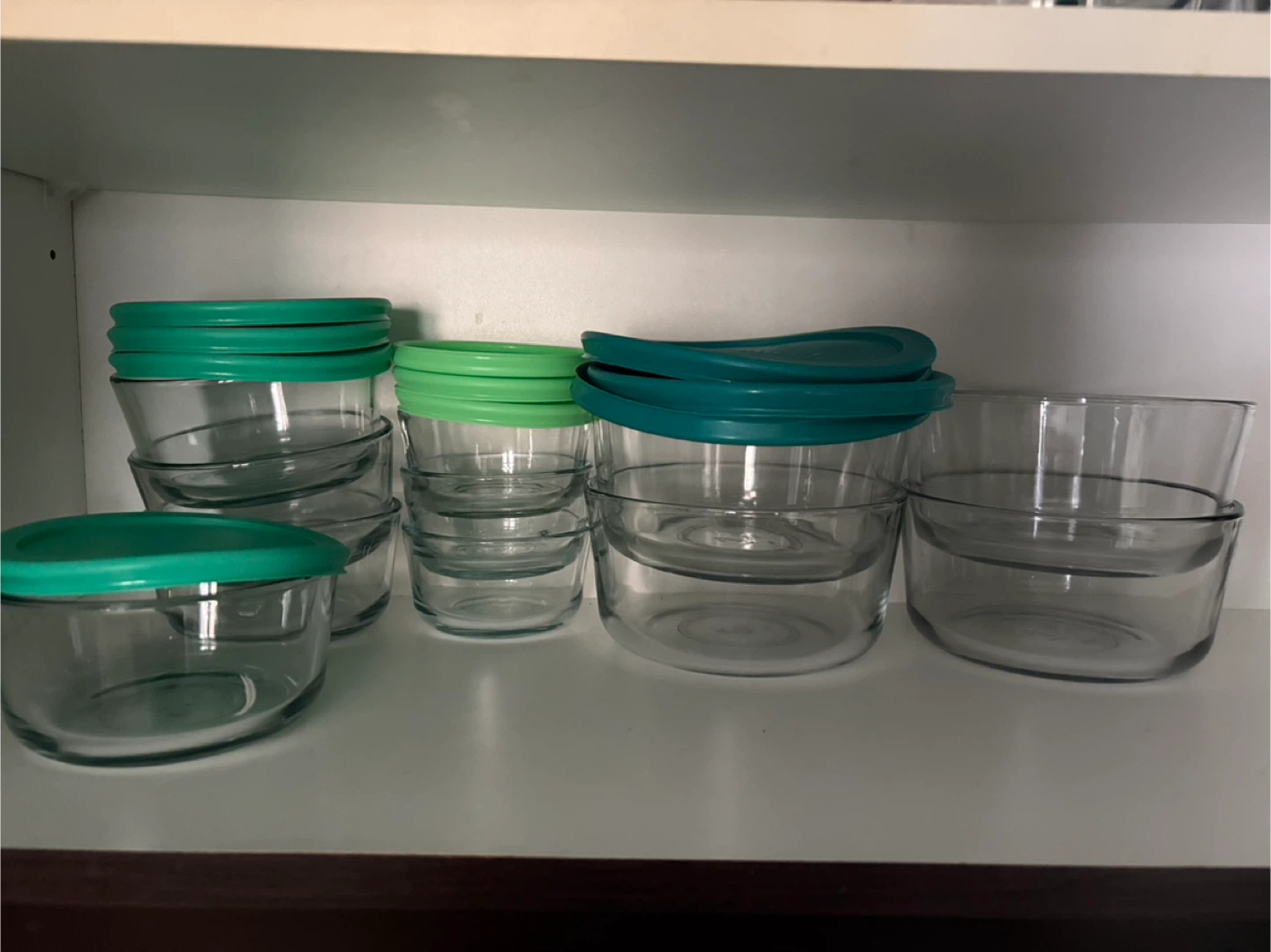 11 with lids - Anchor Hocking Glass Food Storage Set