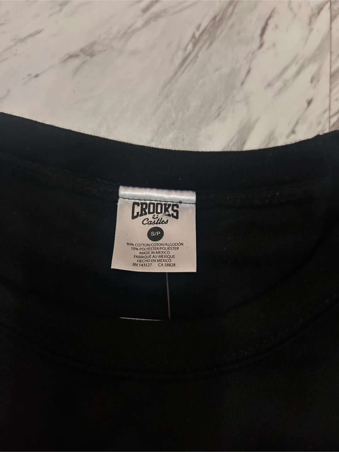Black Crooks & Castles crewneck collab sweatshirt / Size - small - photo 3