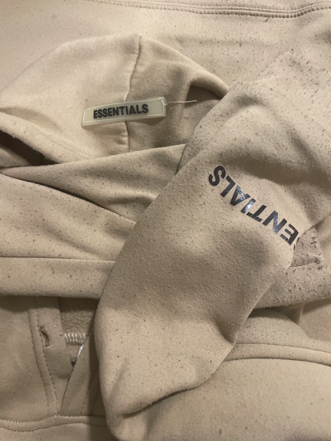 Essentials Beige Hoodie