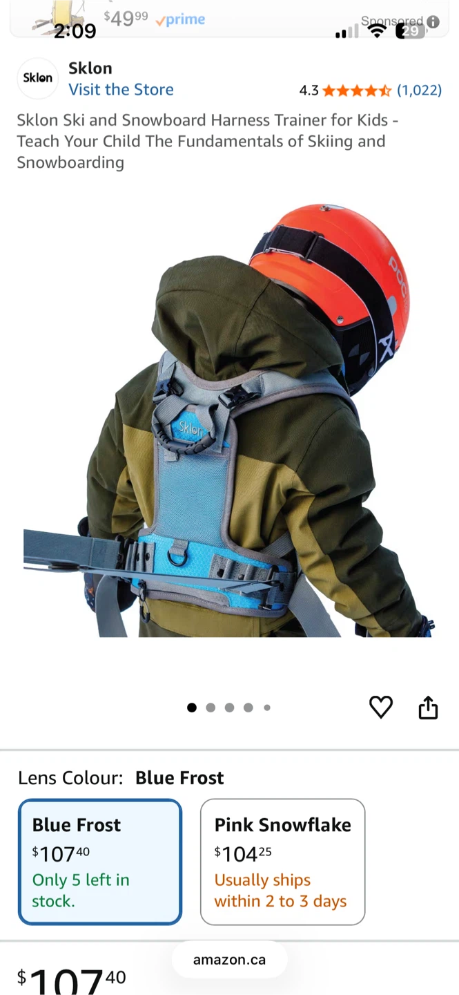 Sklon Ski/Snowboard Harness Trainer for Kids - photo 2