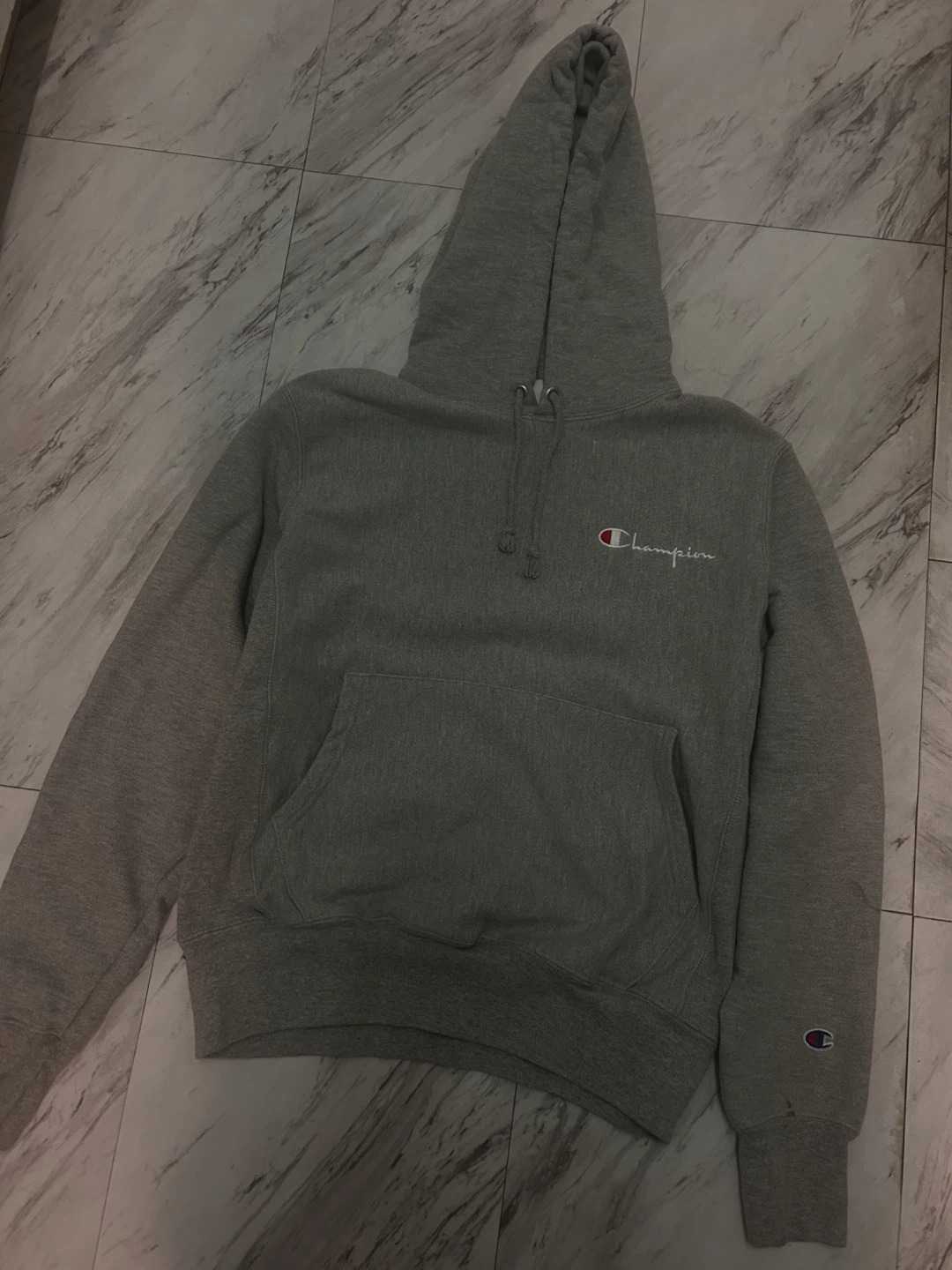 Grey Champion hoodie very good quality / Size small