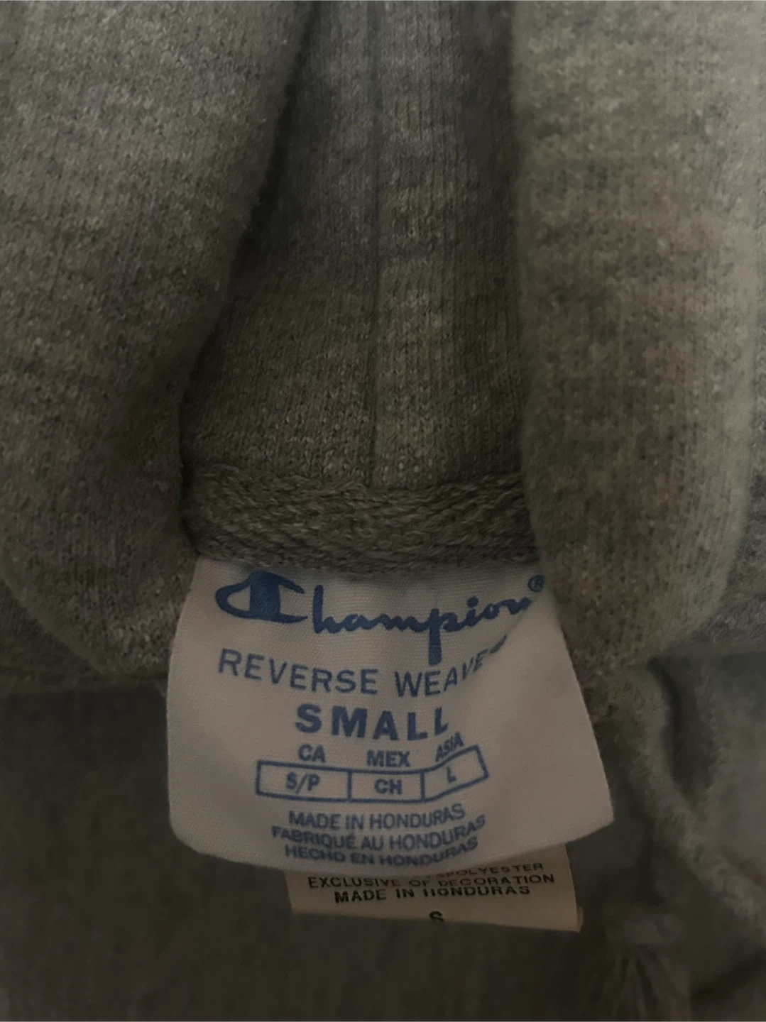 Grey Champion hoodie very good quality / Size small - photo 4