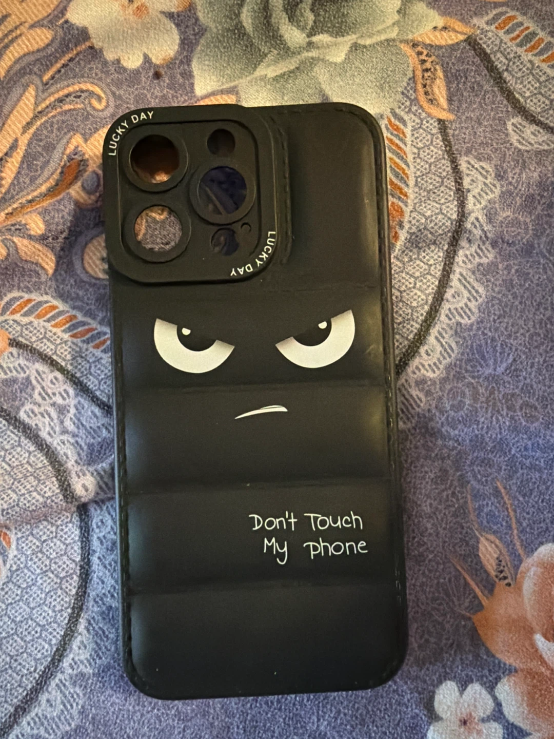 Black 'Don't Touch My Phone' iPhone 15 Pro Max Case