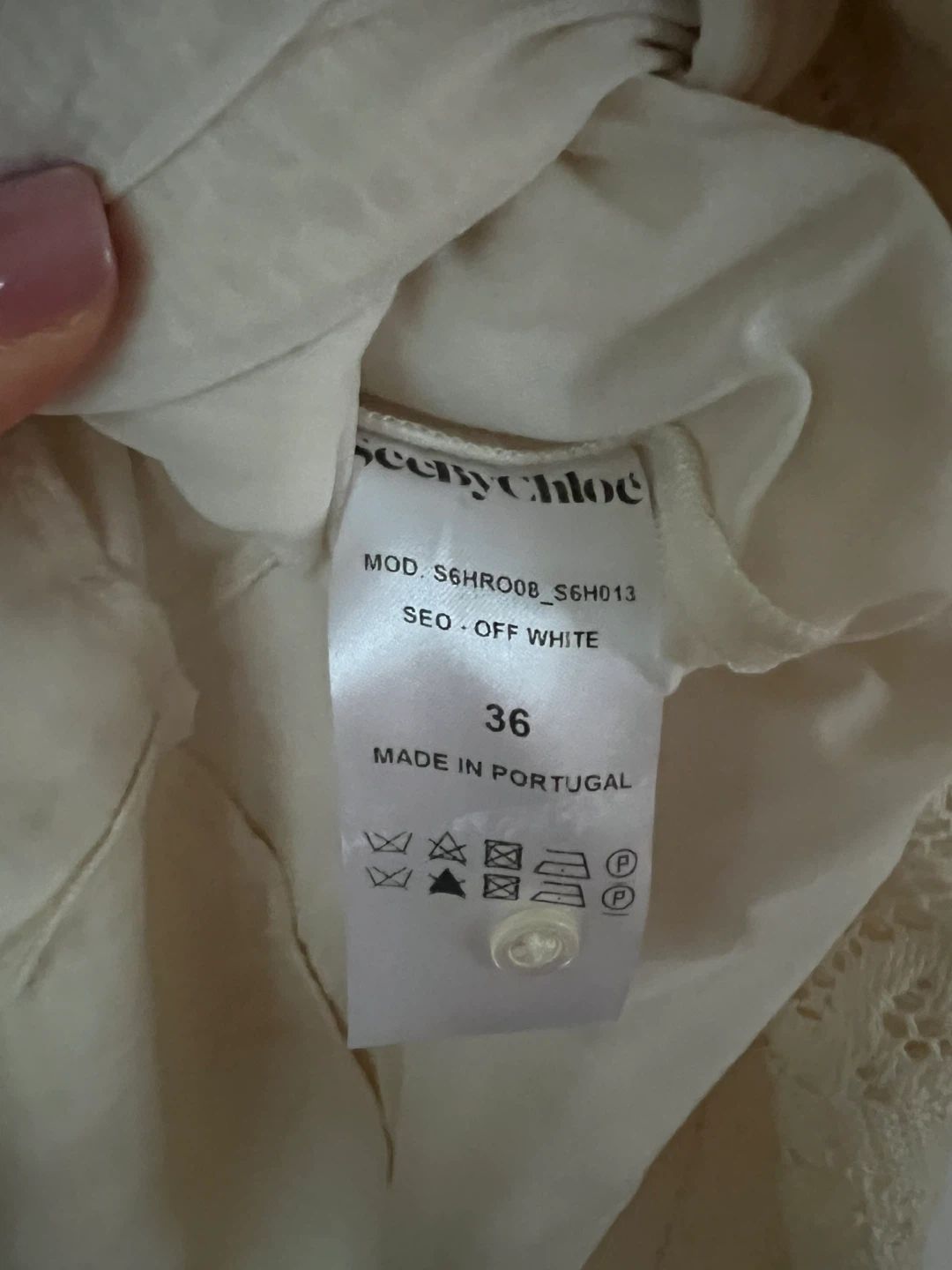 See By Chloé Off White Dress - Size 36 - photo 4