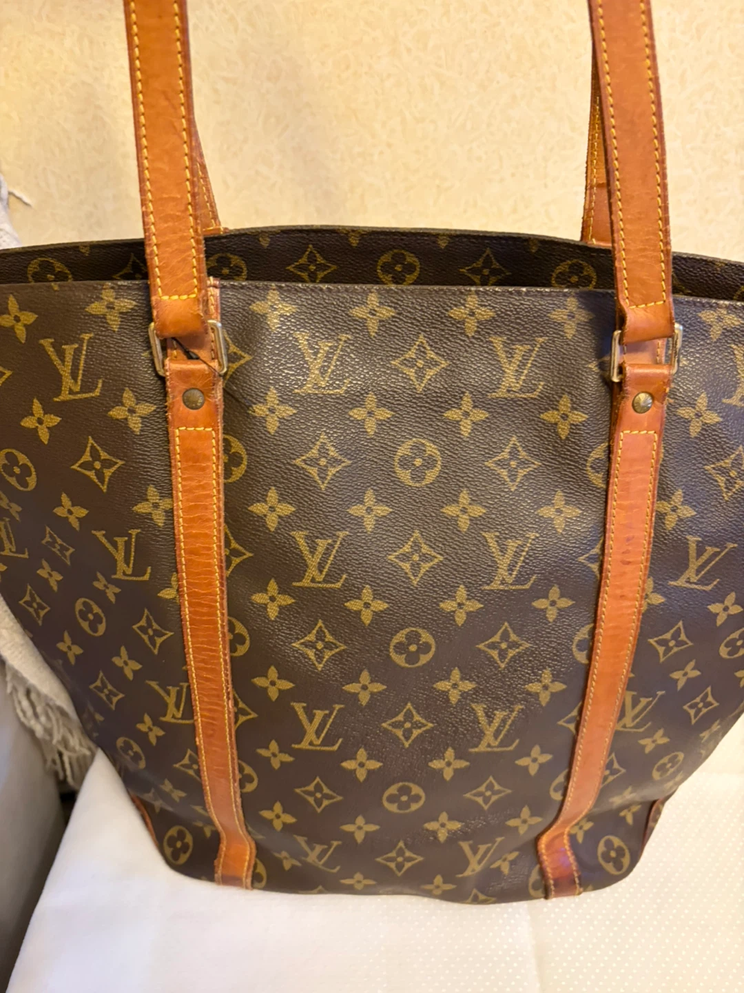 Louis Vuitton Monogram Sac shopping Tote bag