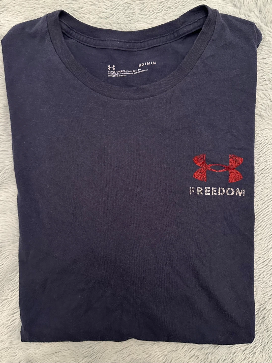 Mens Under Armour Freedom T-Shirt, Size M - photo 3