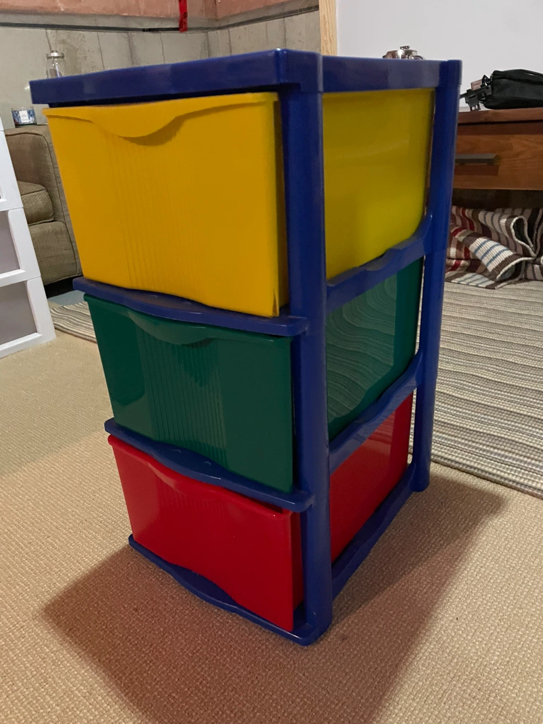 Colorful 3-Drawer Plastic Storage Unit - photo 2