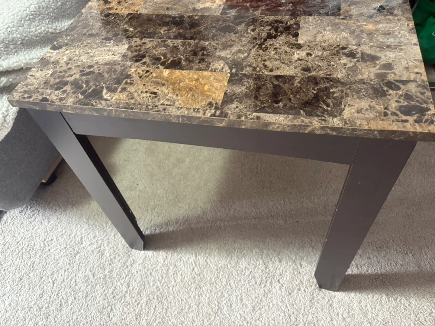 Brown Marble Coffee Table - photo 2