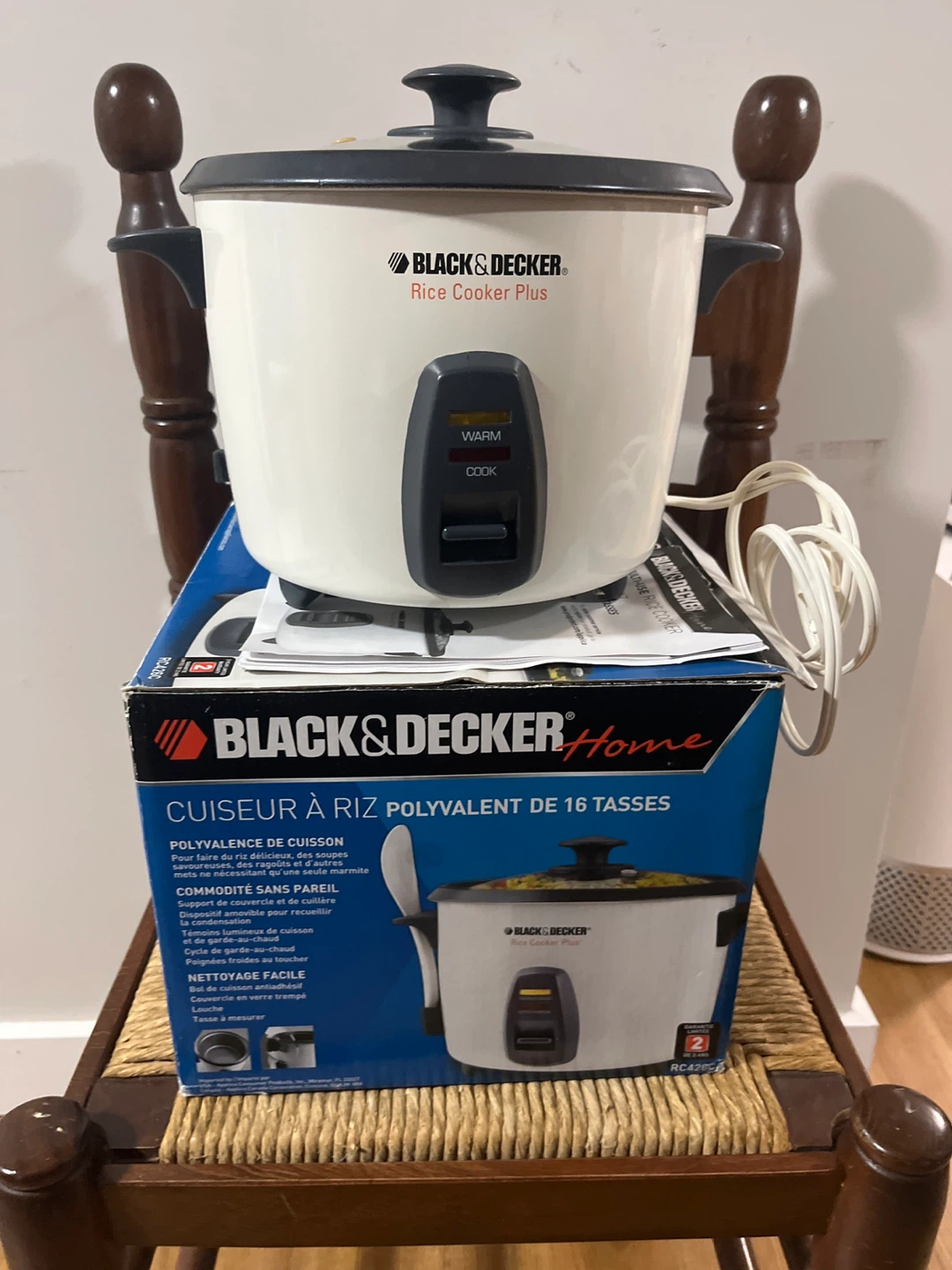 Black & Decker 16-Cup Multi-Use Rice Cooker RC426C - photo 3