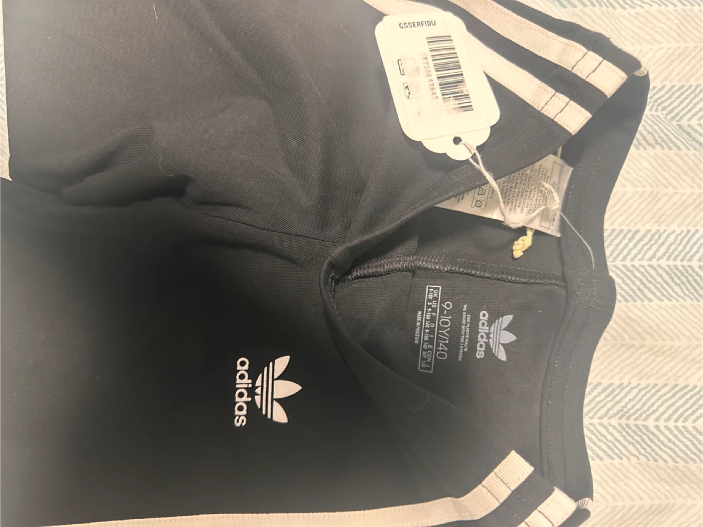 New Adidas 3-Stripe Leggings - Size 9-10 (140)
