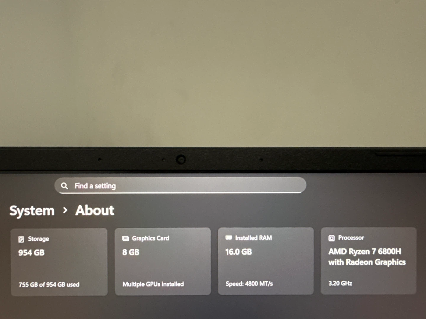 Acer Nitro 5 Gaming Laptop - Ryzen 7 6th gen, RTX 3070 8gb