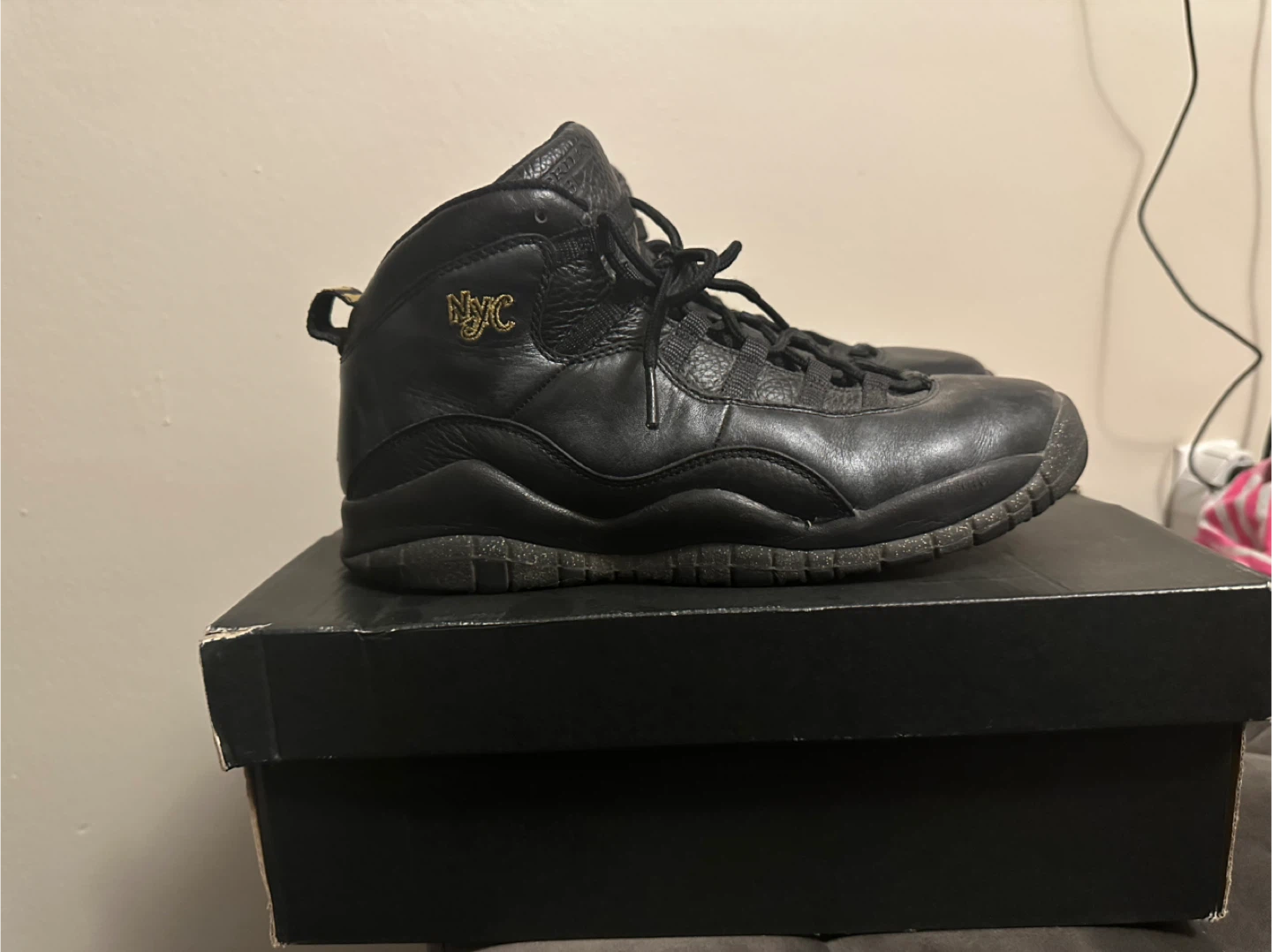 Jordan 10 Retro NYC Black size 7