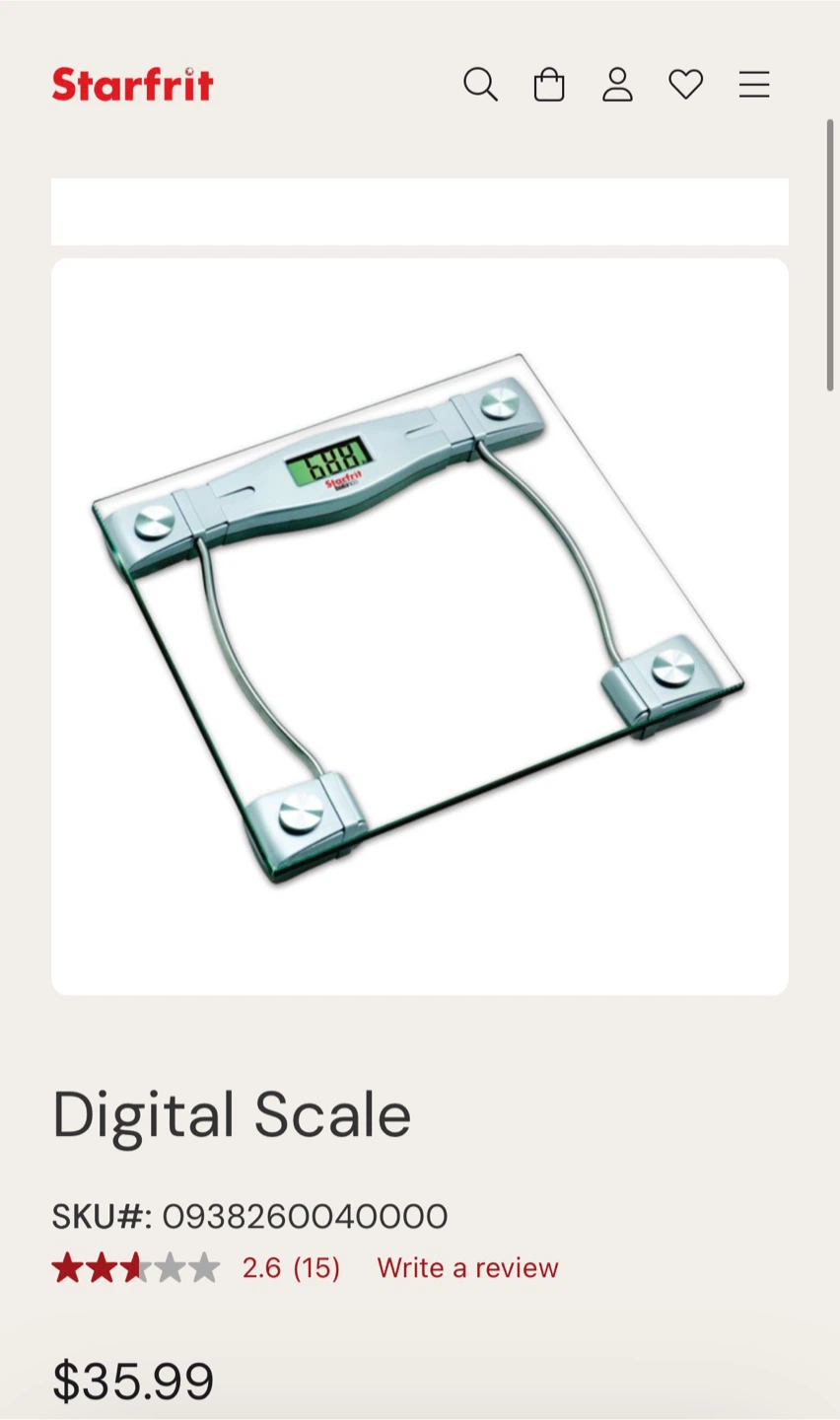 Starfrit Digital Scale