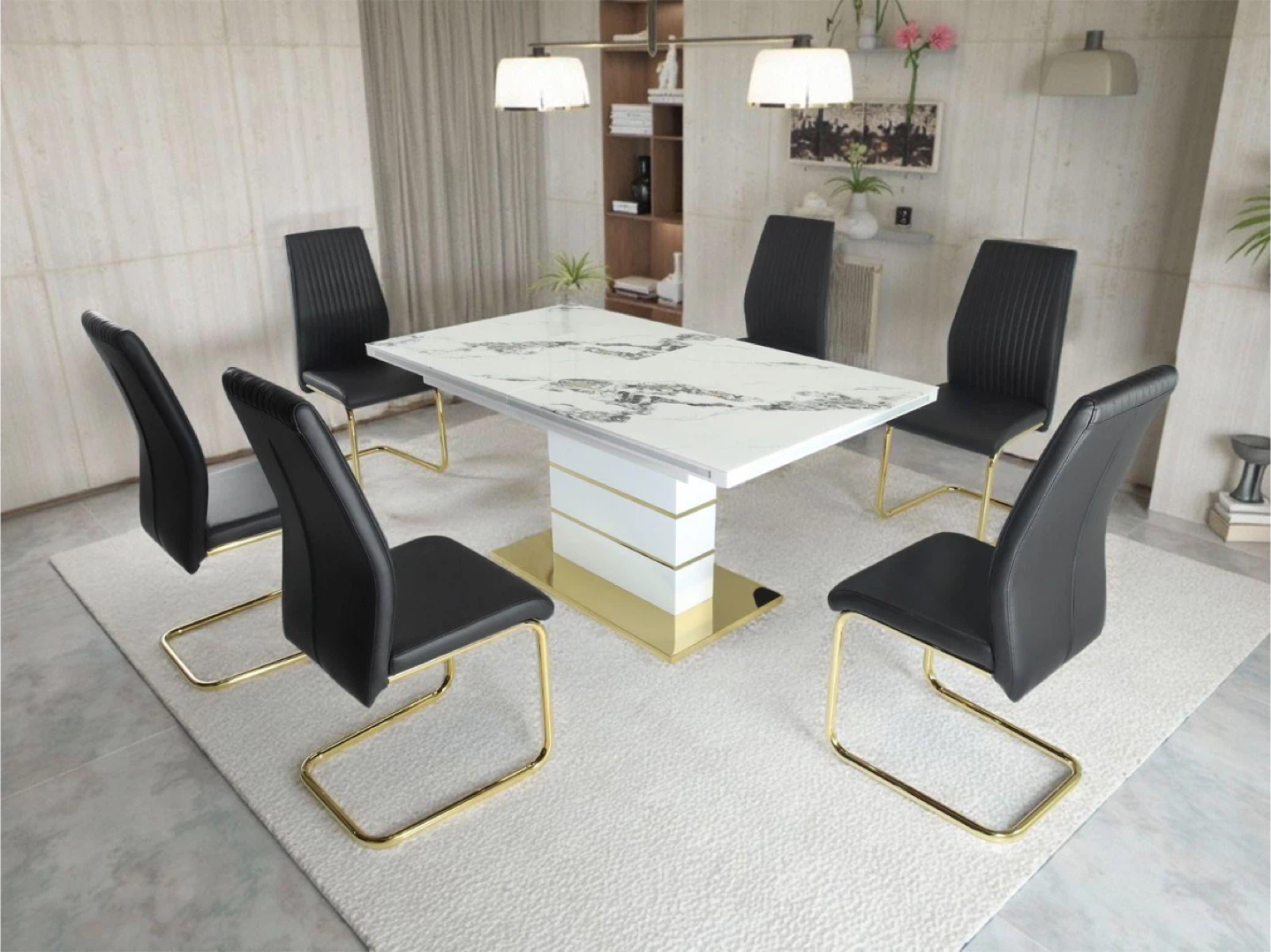 Dining Table with 6 Chairs - FREE DELIVERY - photo 3
