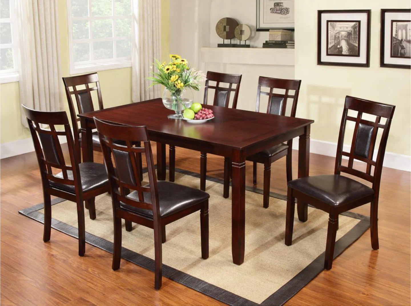 Dining Table Set with Six Chairs! FREE DELIVERY
