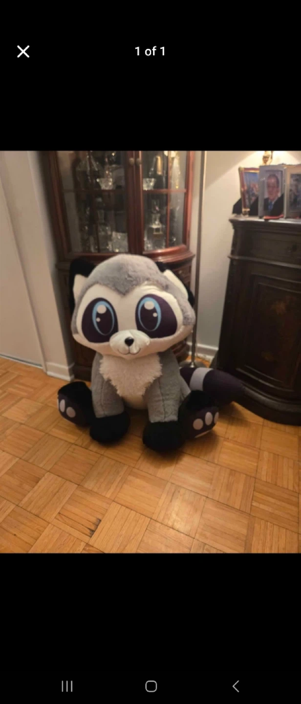 Large Raccoon Plush Toy
