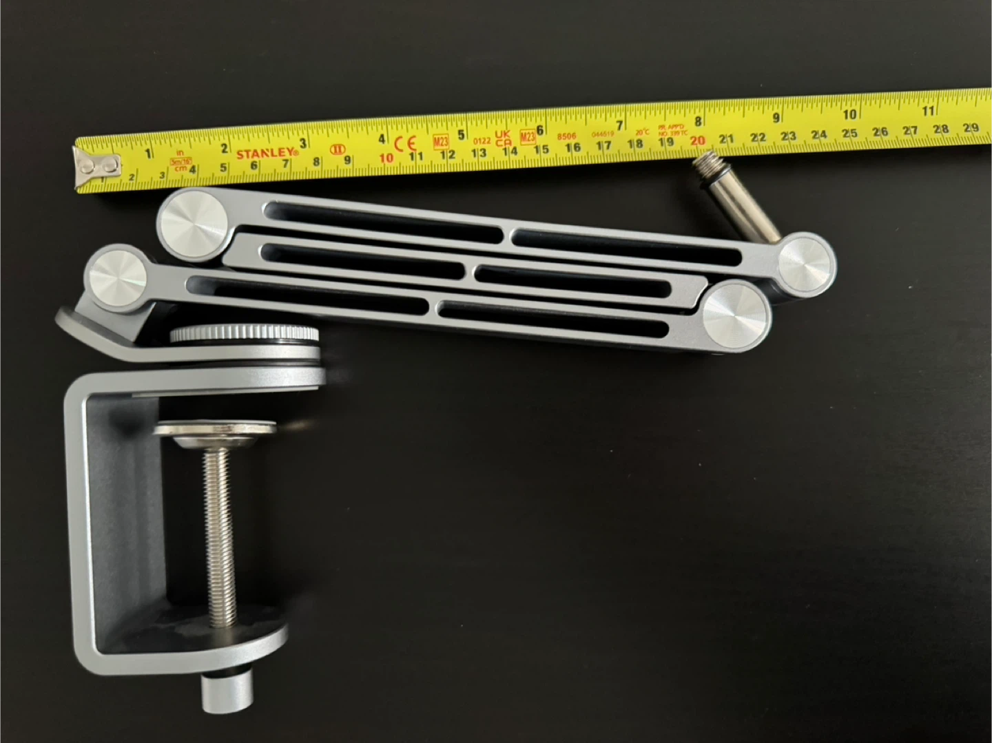 Funpism Mic Stand Desk Boom Arm - Silver - photo 2