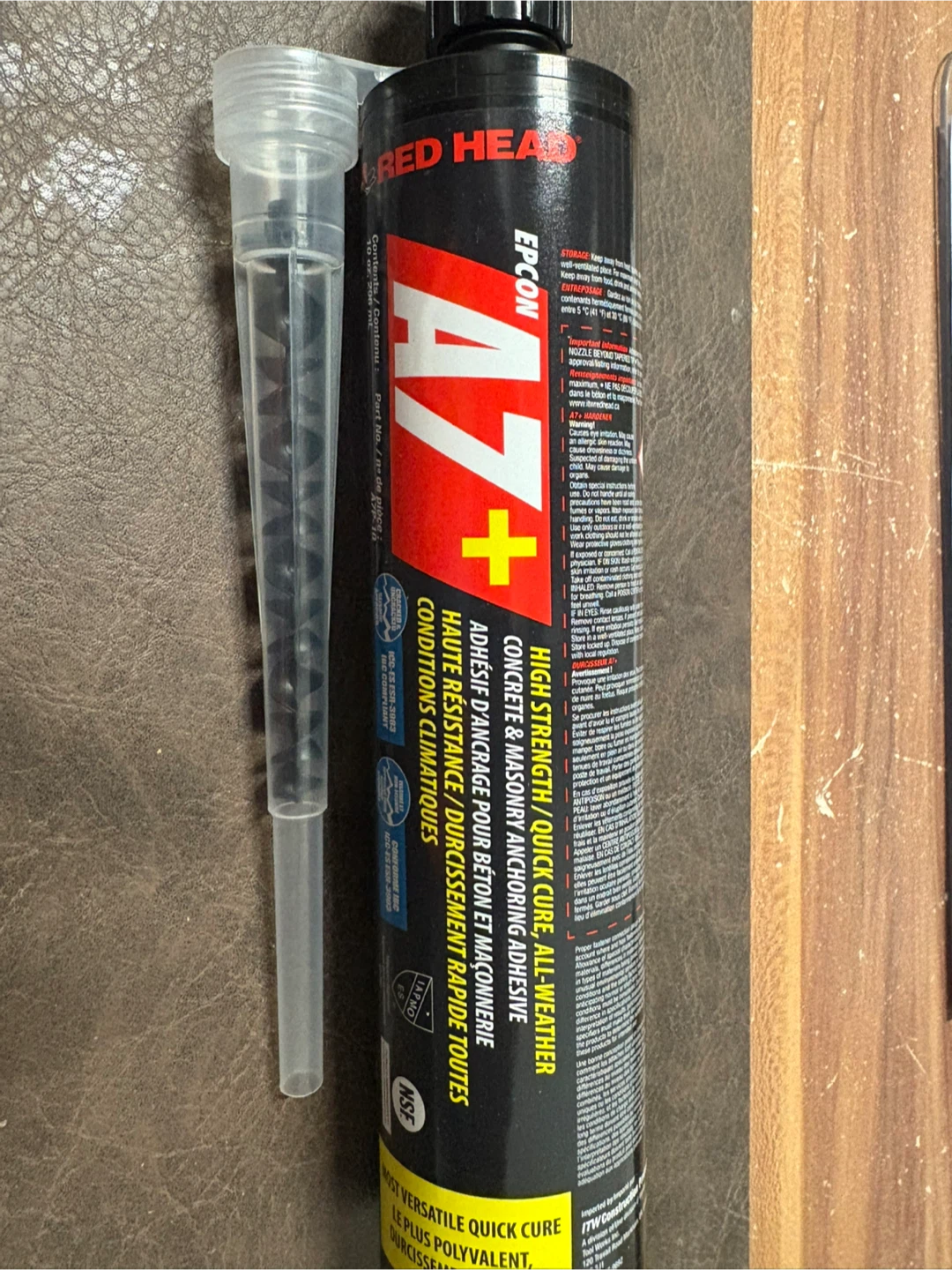 Red Head Epcon A7+ Concrete Anchoring Adhesive - QTY 6