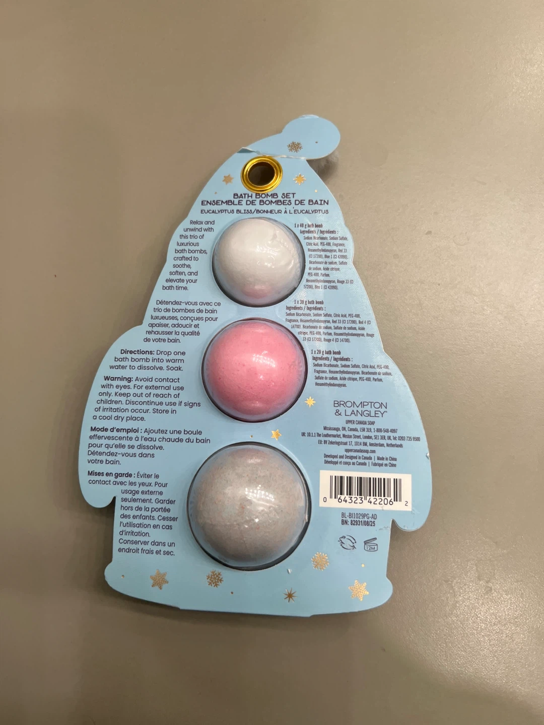 Brompton & Langley Bath Bomb Set - Eucalyptus - photo 2
