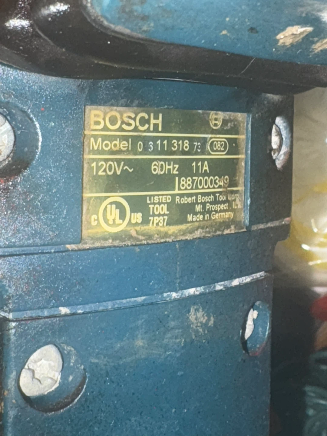 Bosch Hammer Drill - Model 0 311 318 73 - photo 2