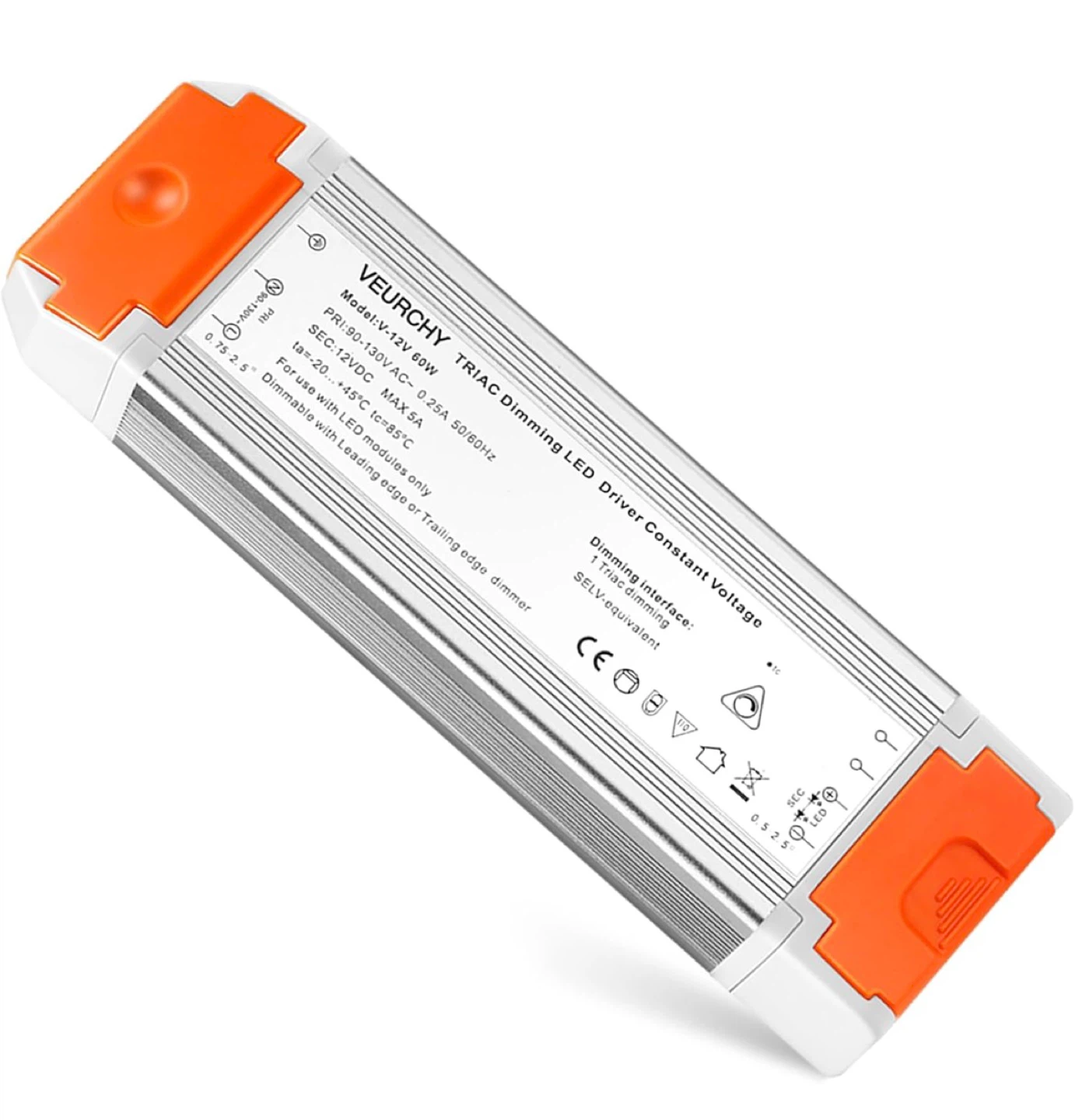 VEURCHR Triac Dimming LED Driver 12V 60W