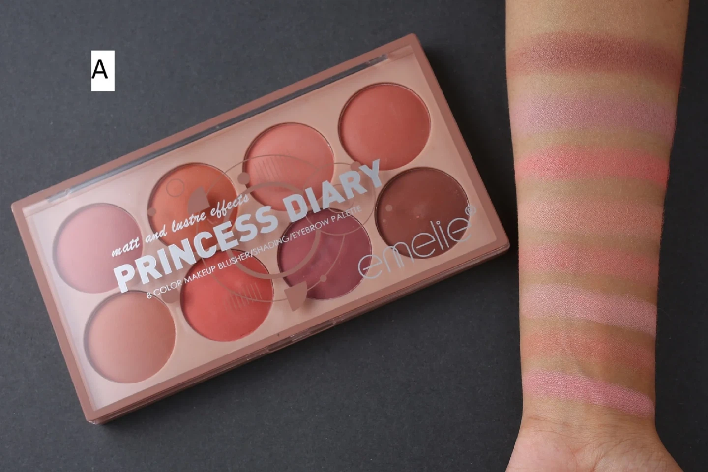 Emelie Princess Diary Blush/Shade/Eyebrow Palette