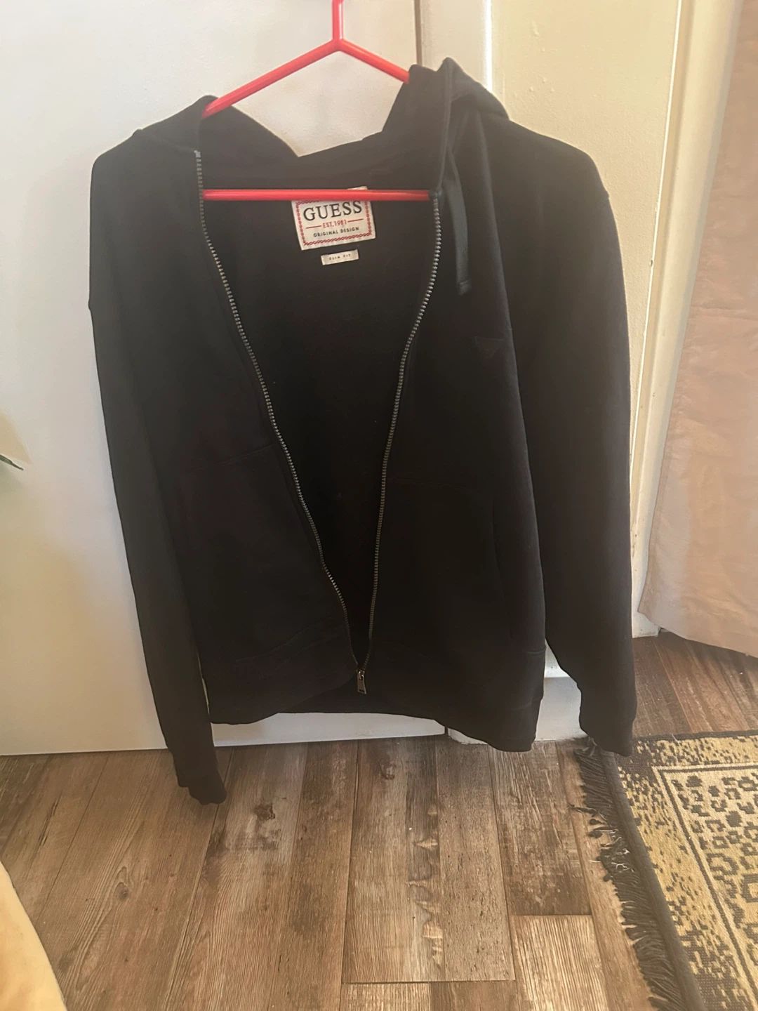 Guess Slim Fit Black Hoodie