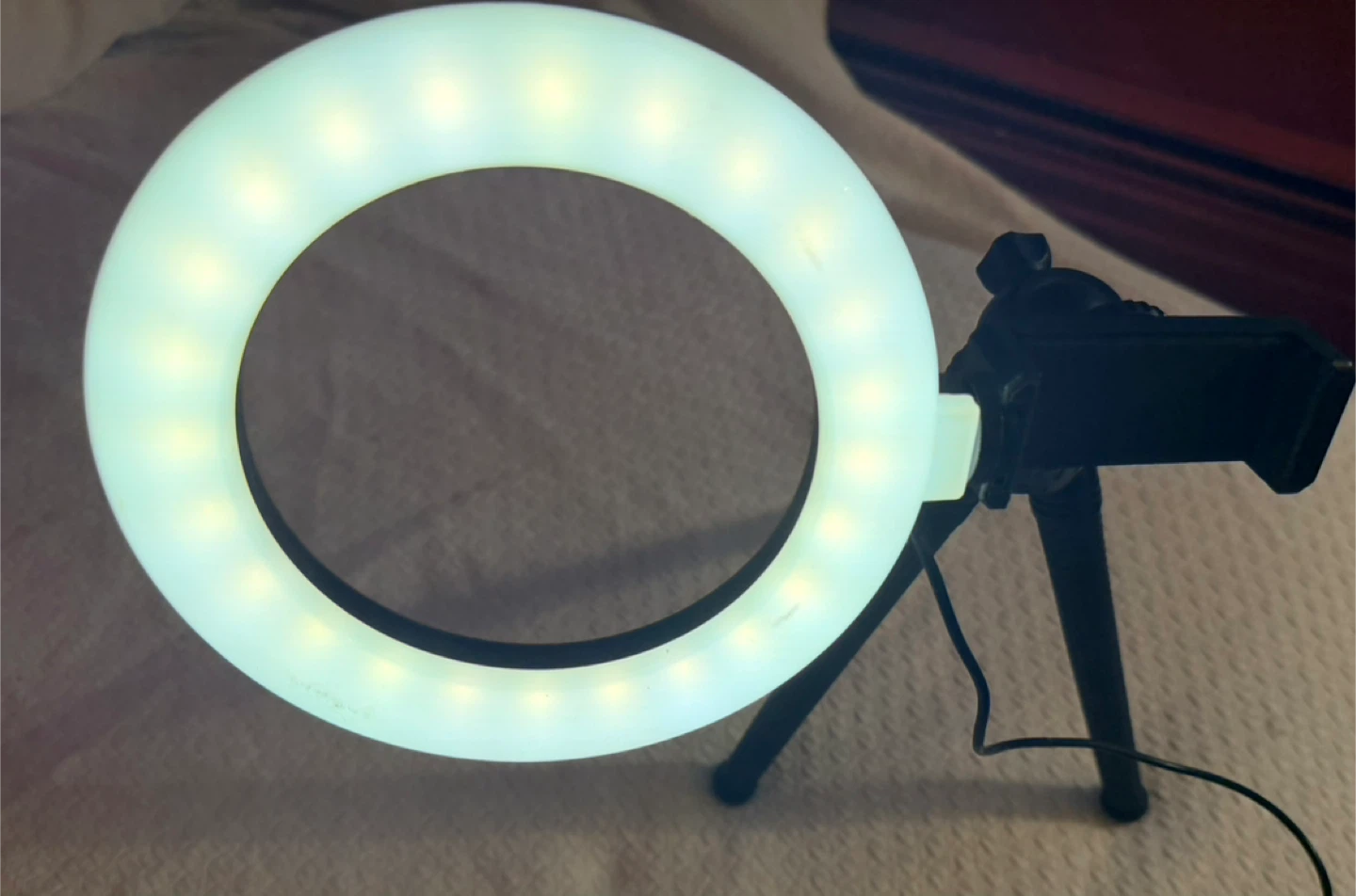Ring Light with Tripod and Phone Holder - photo 5