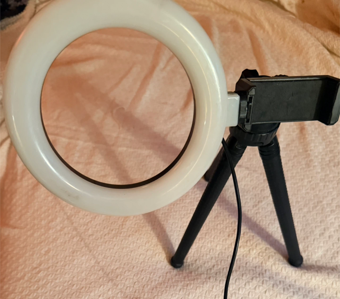 Ring Light with Tripod and Phone Holder - photo 2
