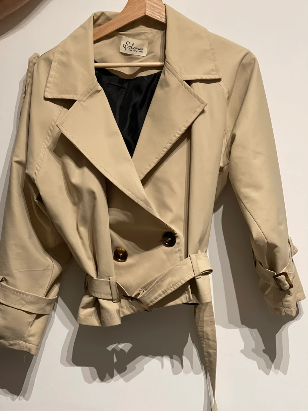 Fashion Belted Trench Coat - photo 2