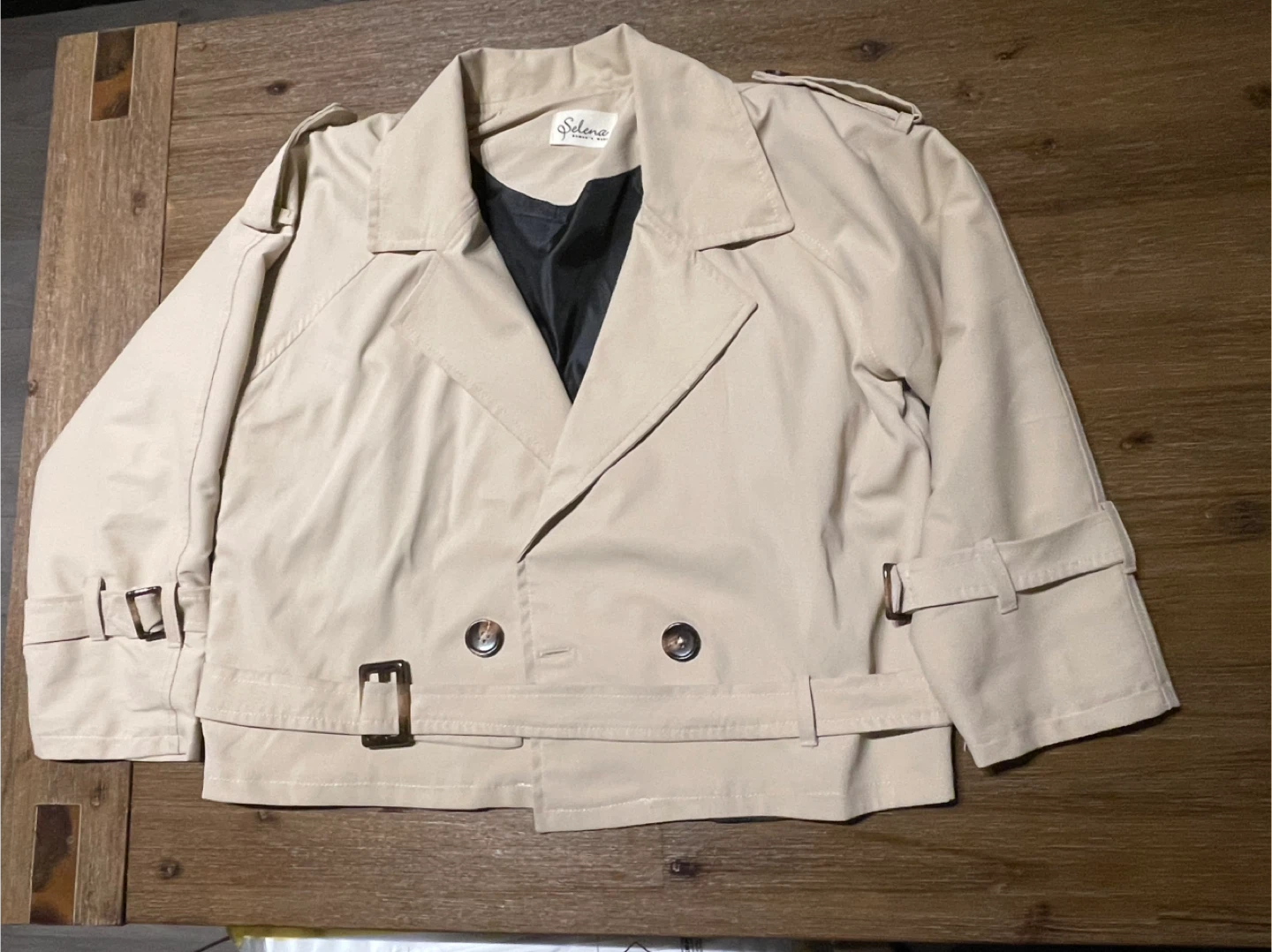 Fashion Belted Trench Coat