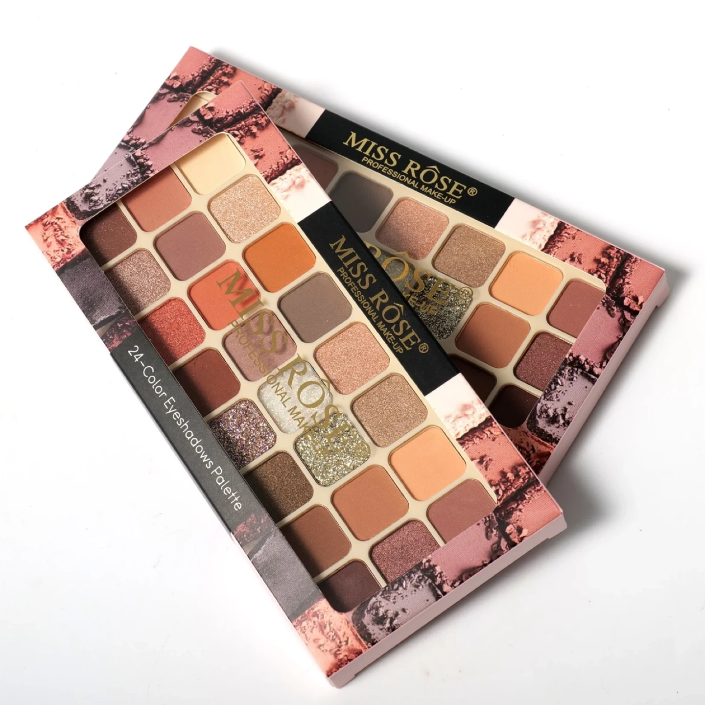 Miss Rose 24-Color Eyeshadows Palette