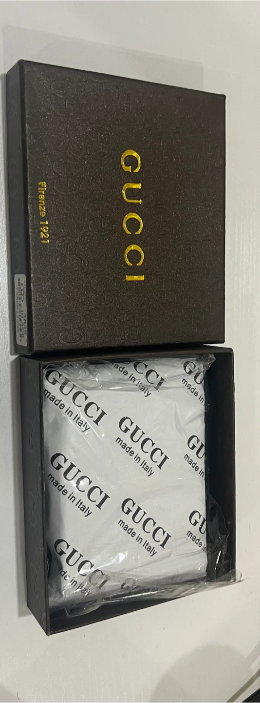 Gucci Black Leather Wallet with Box - photo 2