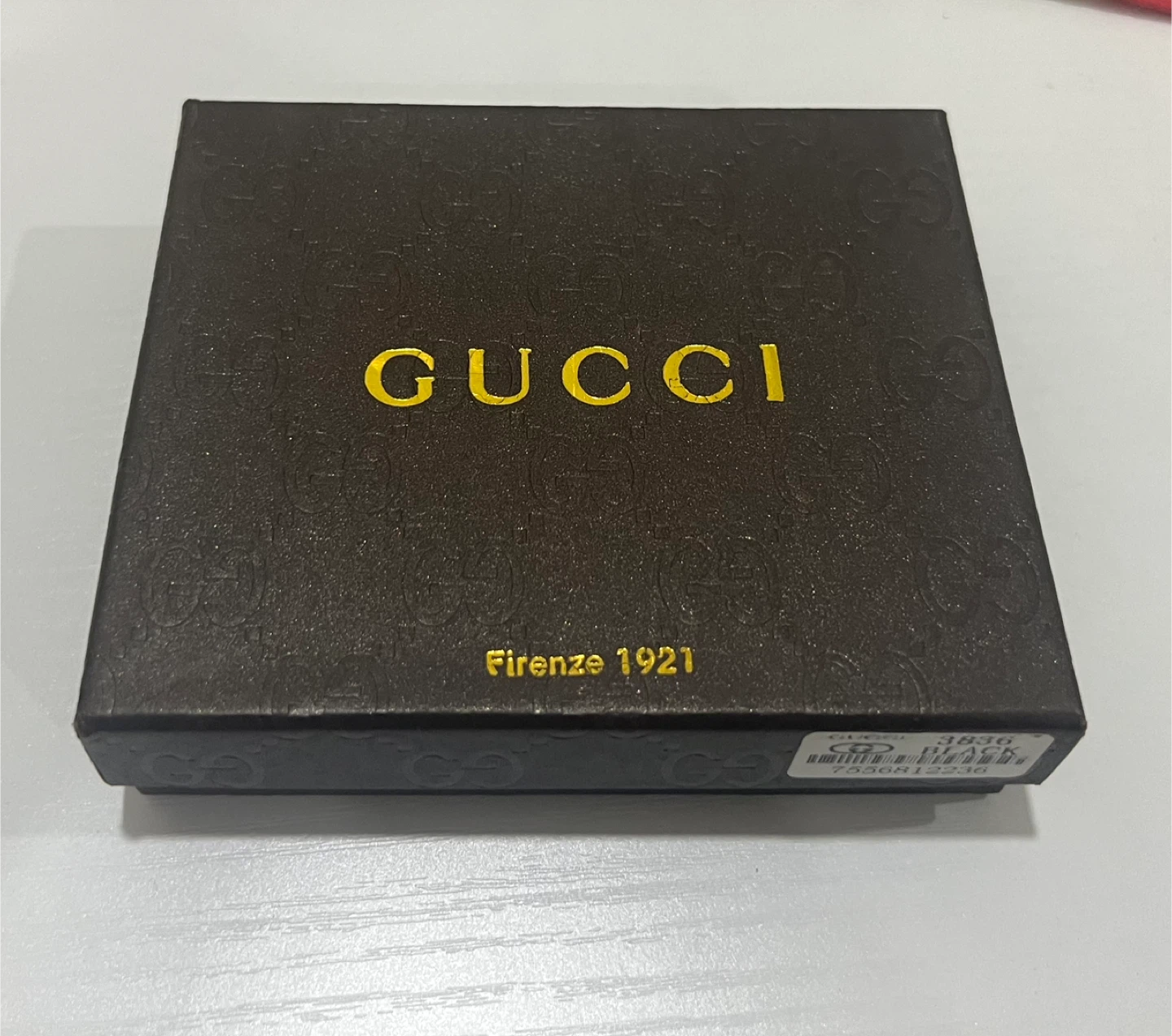 Gucci Black Leather Wallet with Box