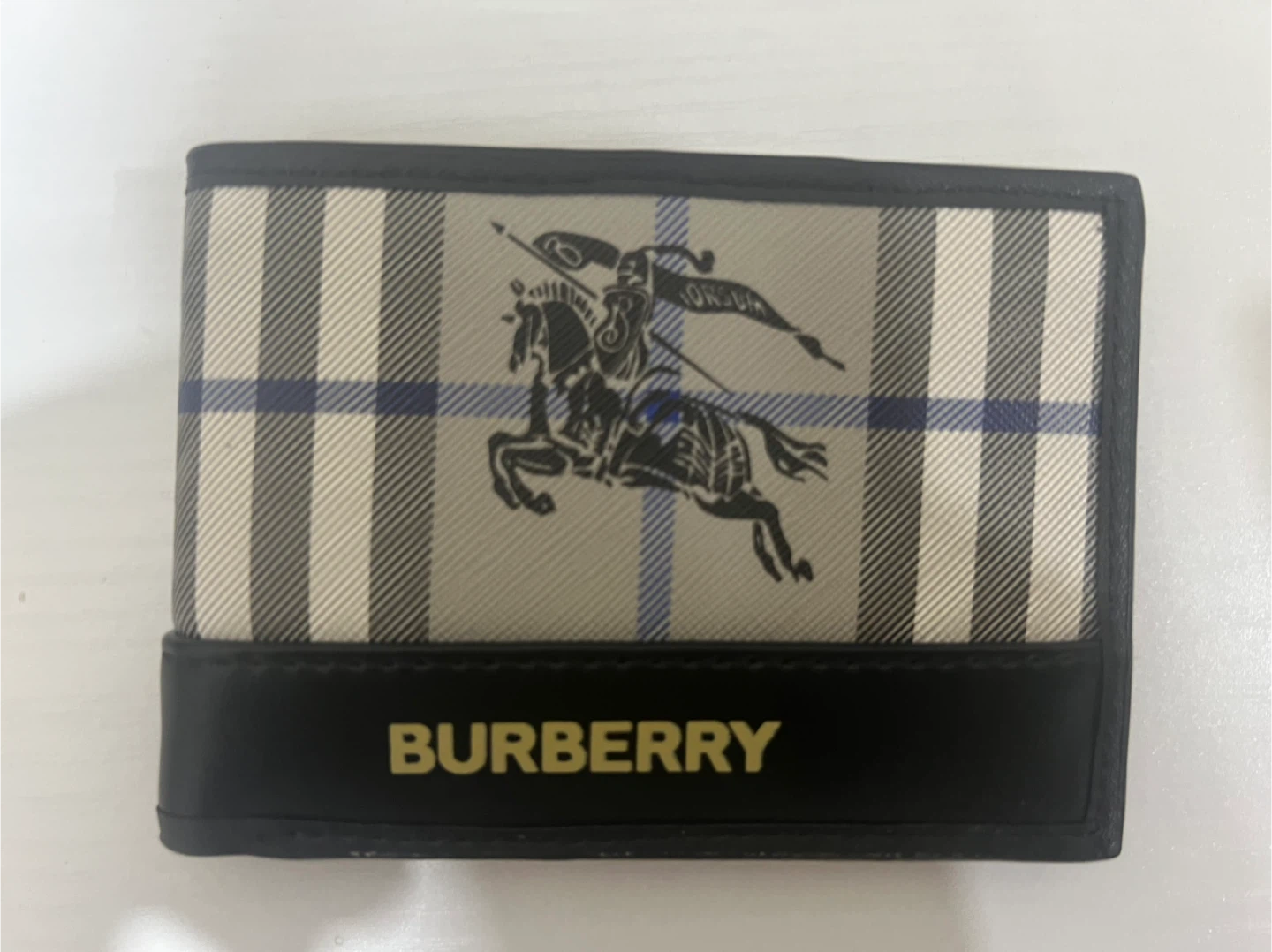 Burberry Black Leather Wallet with Box !!NEED GONE ASAP!! - photo 3