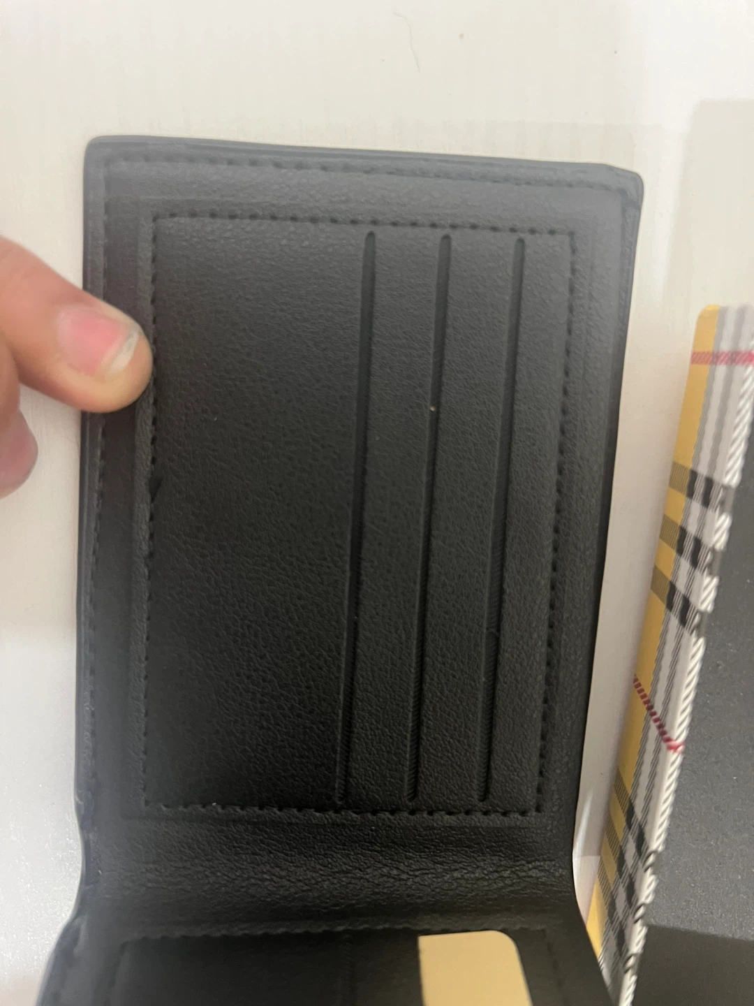 Burberry Black Leather Wallet with Box !!NEED GONE ASAP!! - photo 5