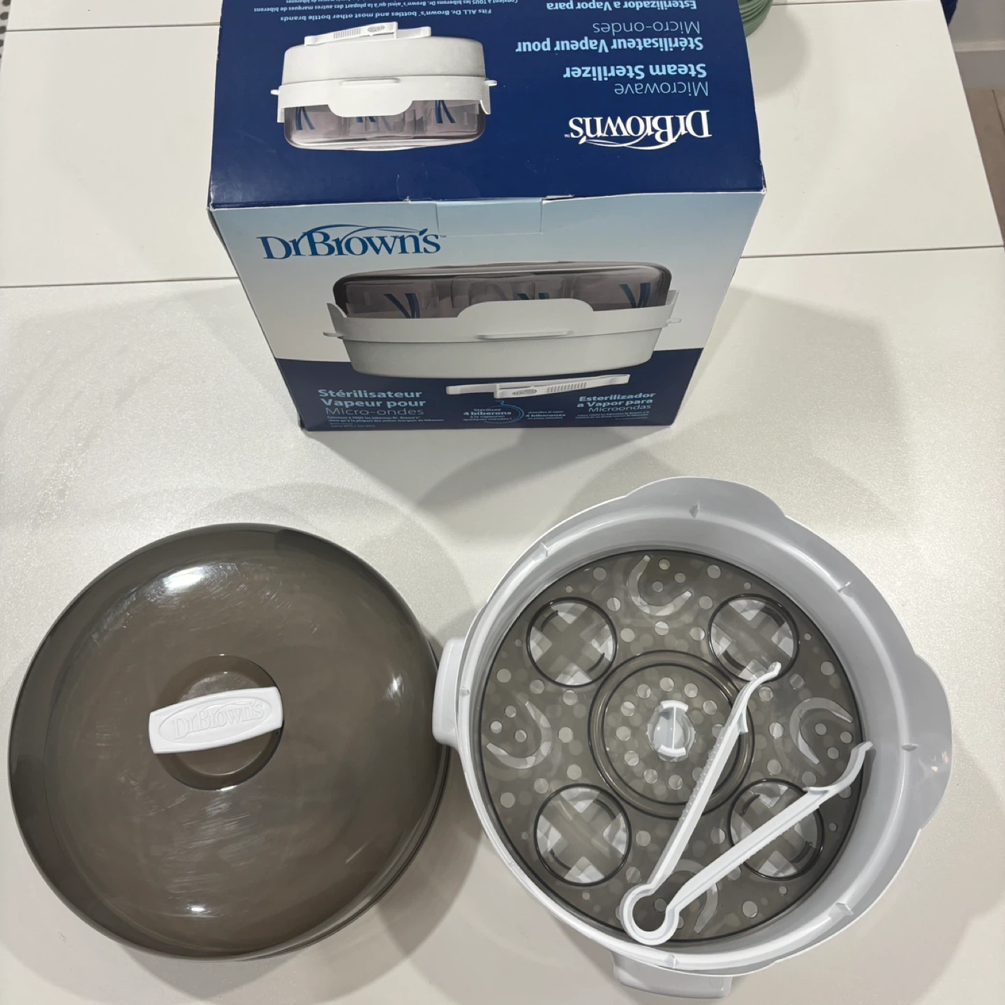 Dr. Brown's Microwave Steam Sterilizer w/ Box