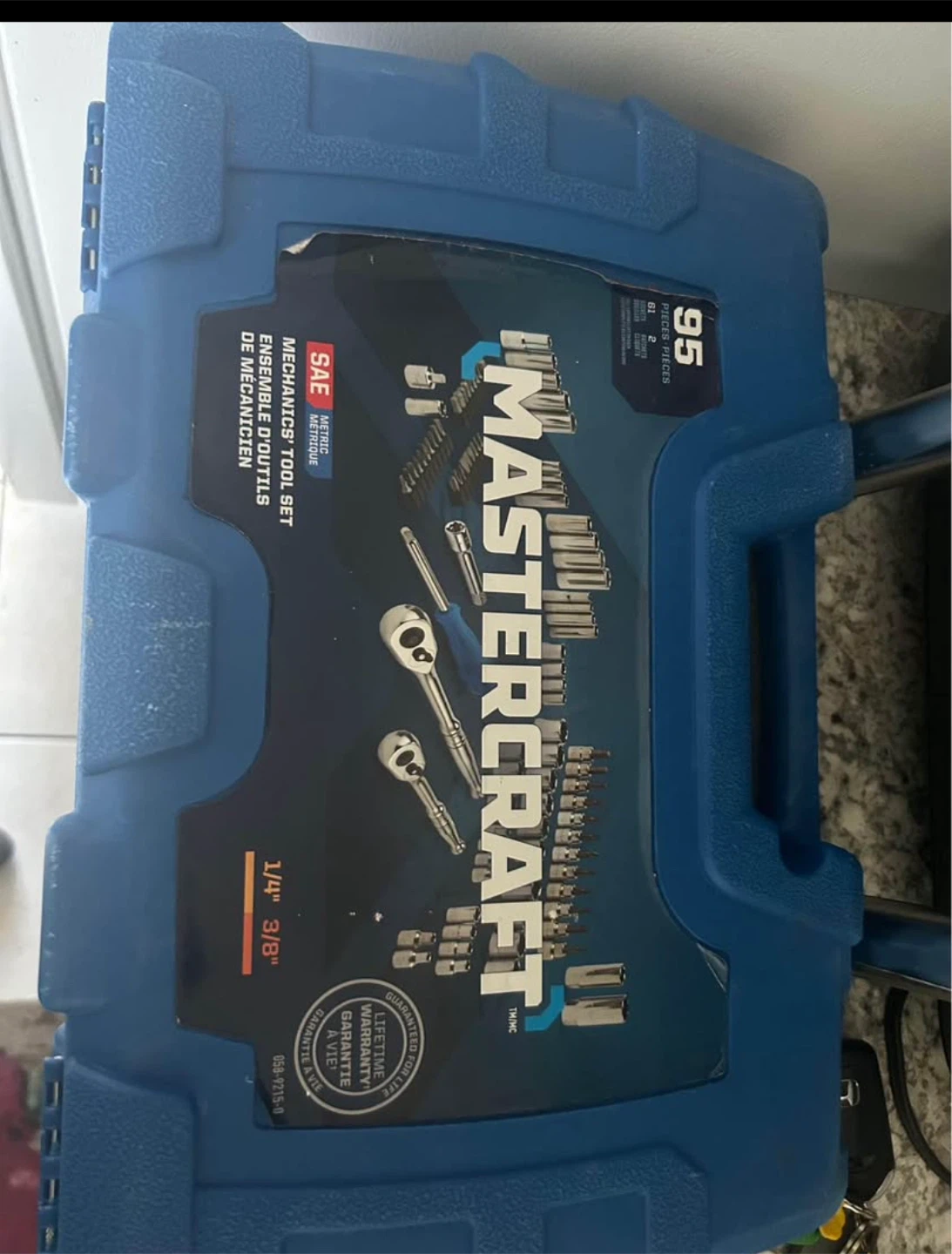 Mastercraft 95-Piece Mechanics Tool Set