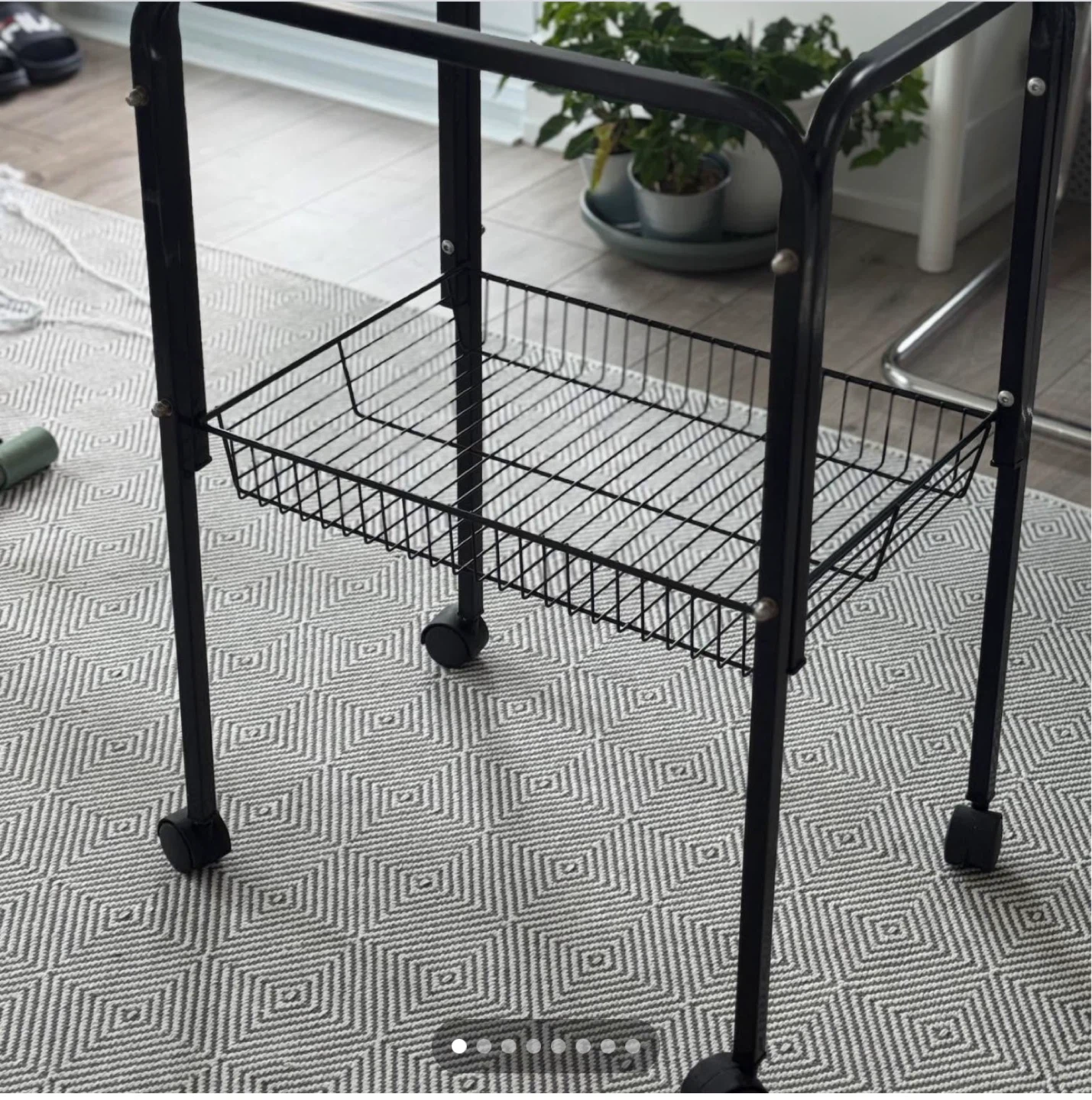 Black Rolling Bird Cage - 39" Height - photo 4