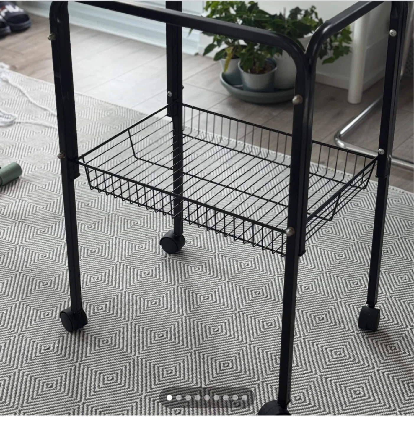 Black Rolling Bird Cage - 39" Height - photo 5
