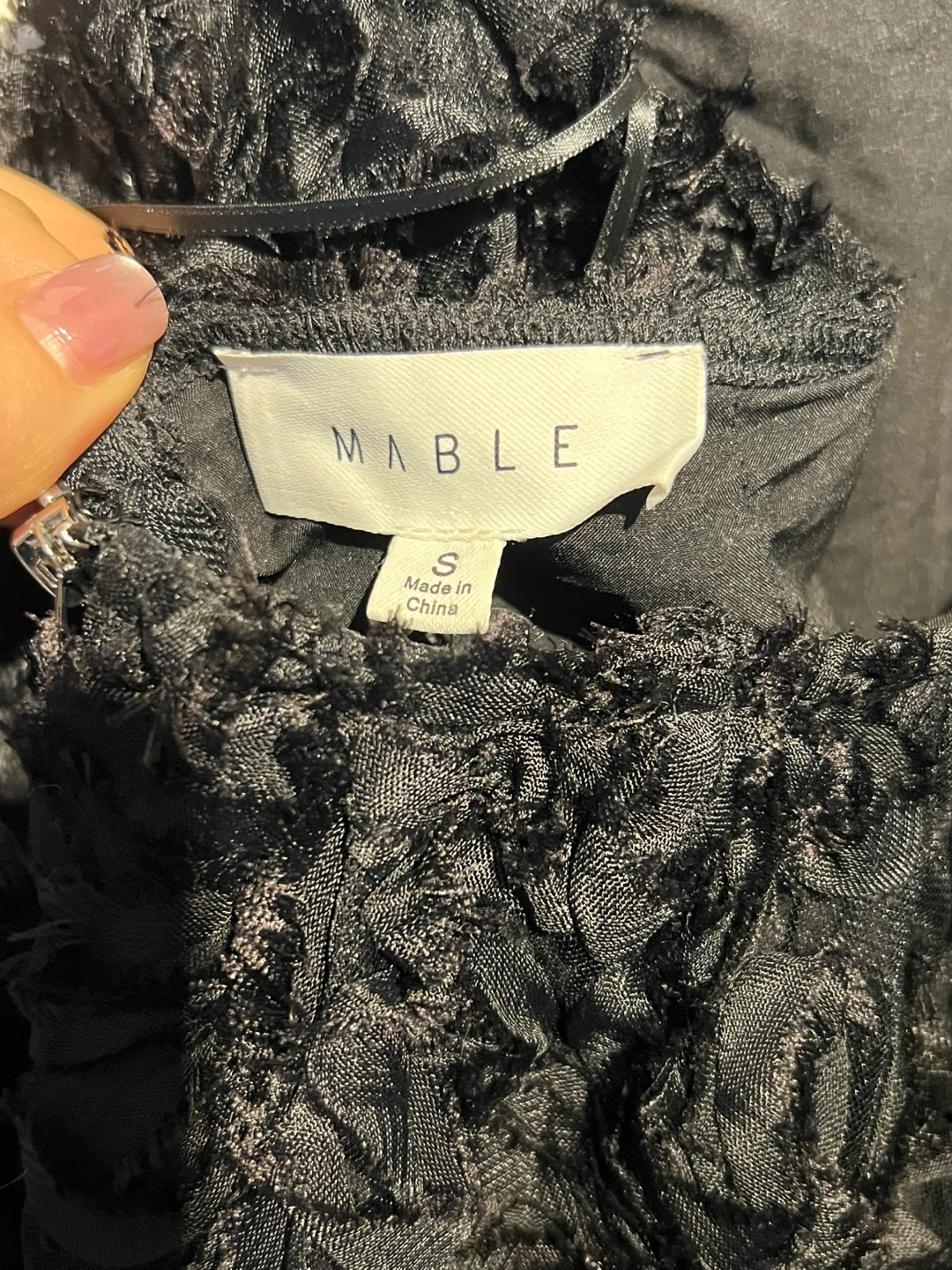 Mable Black Dress, Size S - photo 3