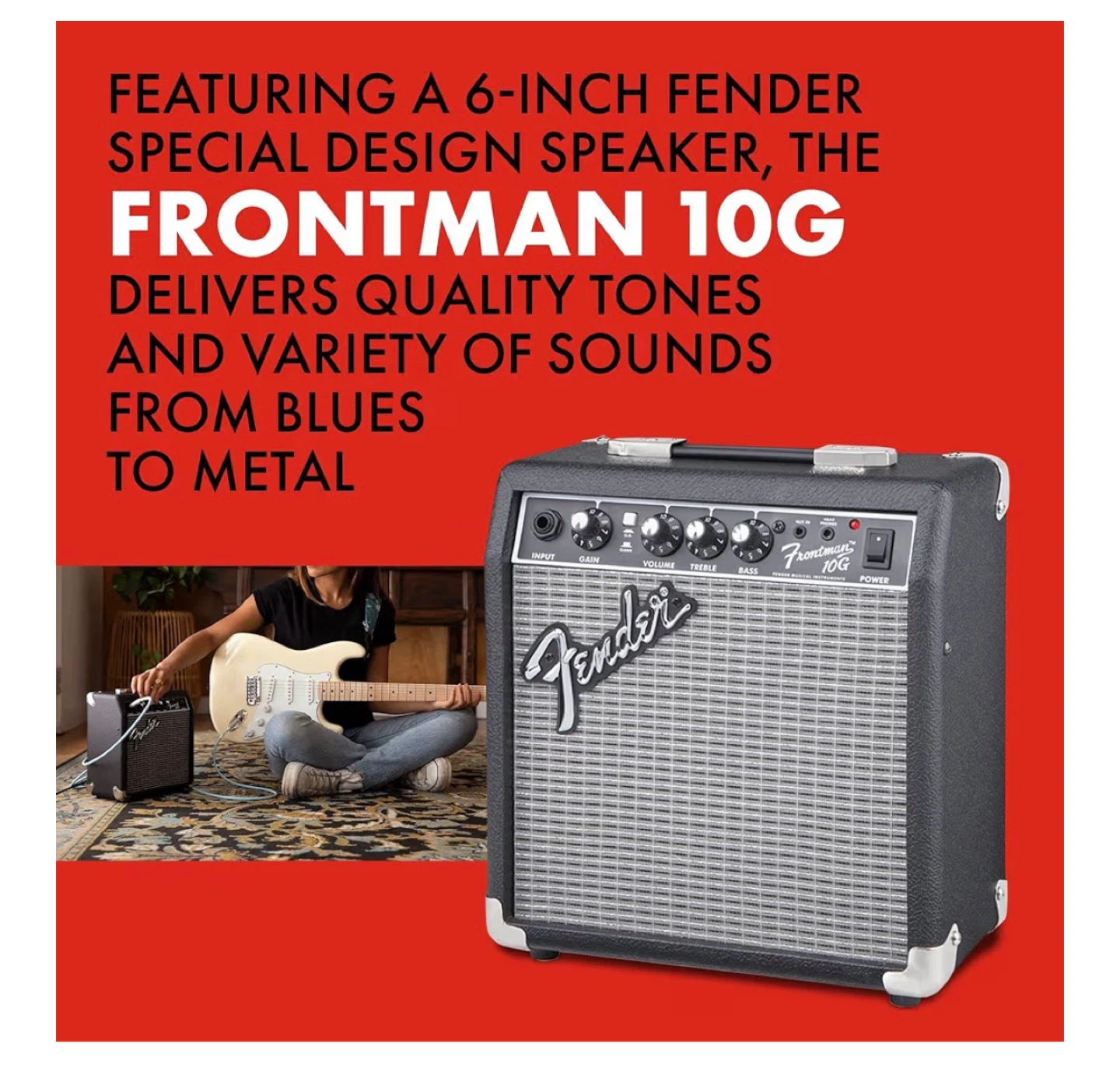 Fender Frontman 10G Guitar Amplifier - photo 3