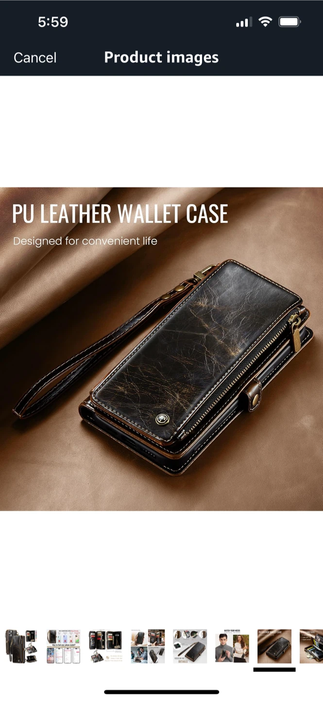 NEW-Defencase iPhone 16 Pro Wallet Case with Zipper - photo 4