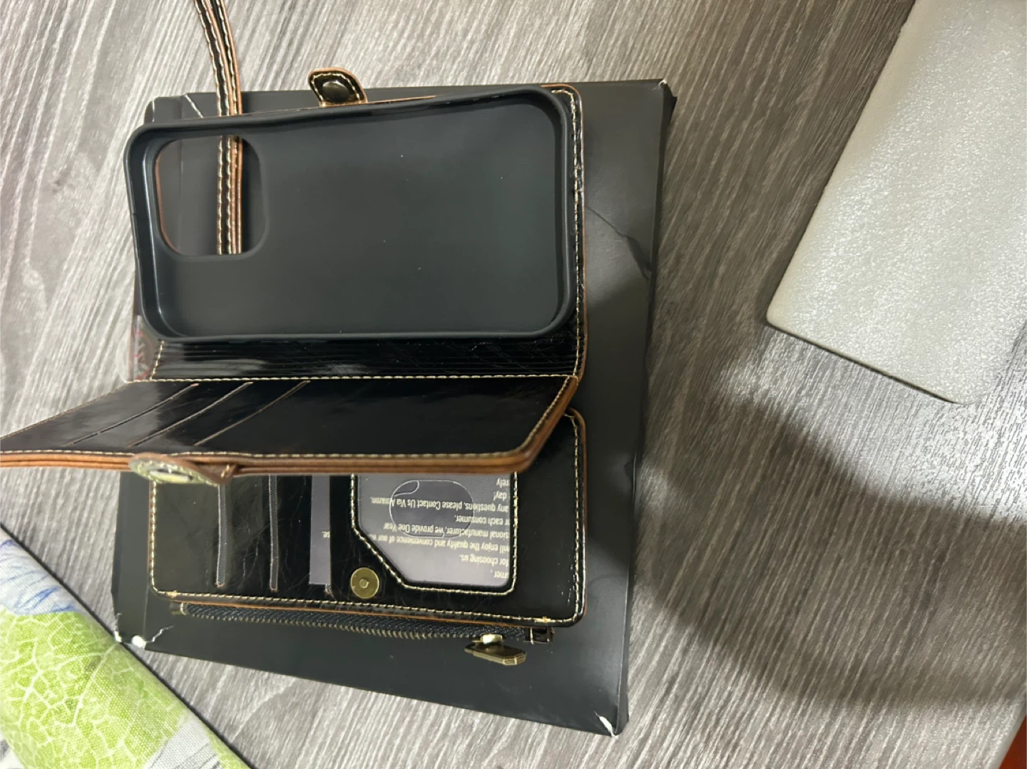 NEW-Defencase iPhone 16 Pro Wallet Case with Zipper - photo 5