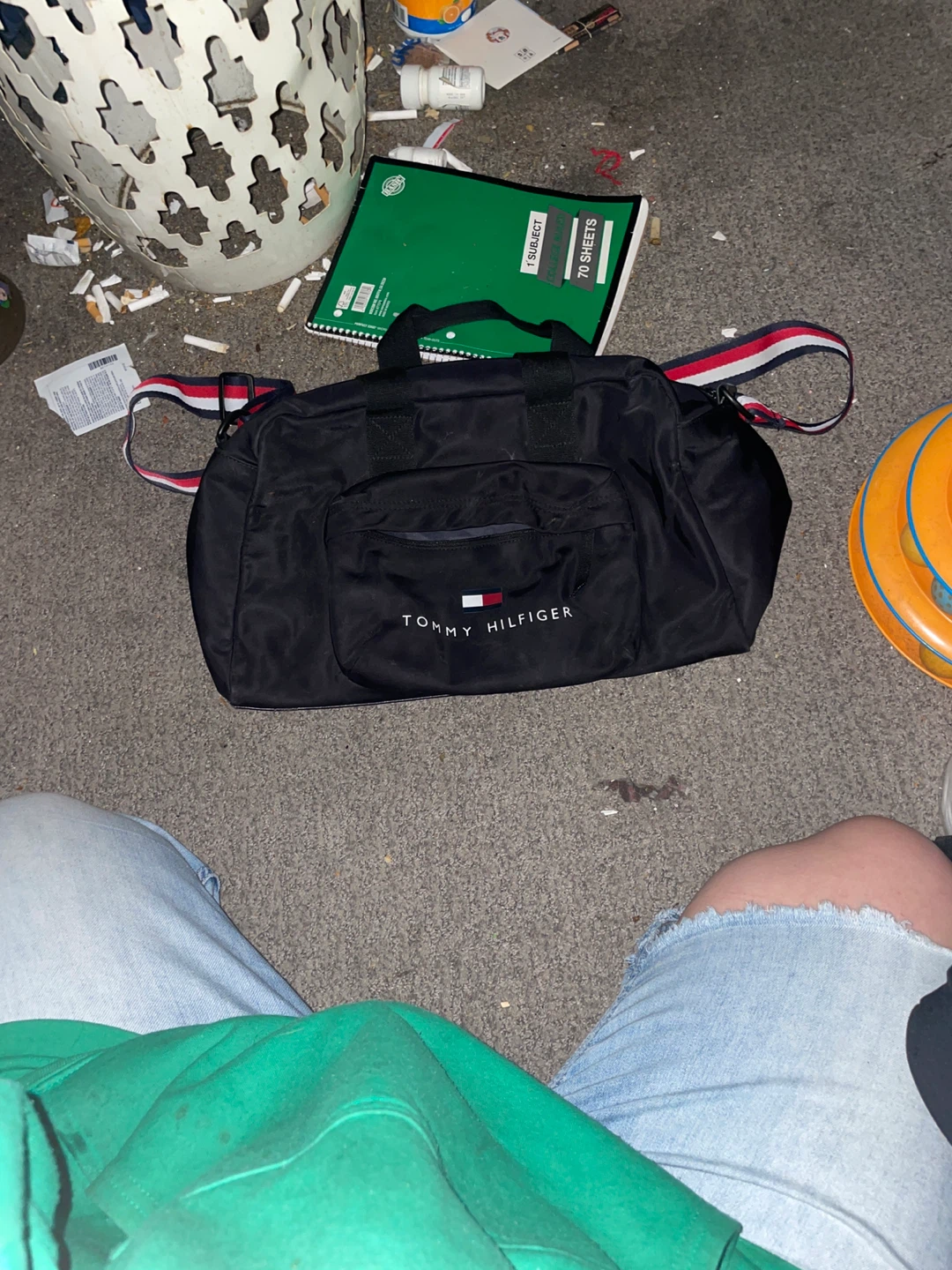Tommy Hilfiger Black Duffle Bag