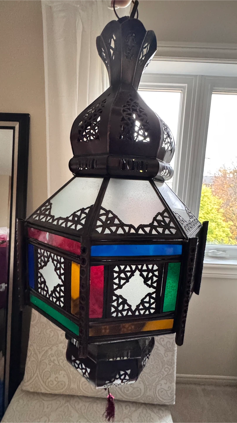 Moroccan Style Hanging Lantern - photo 2