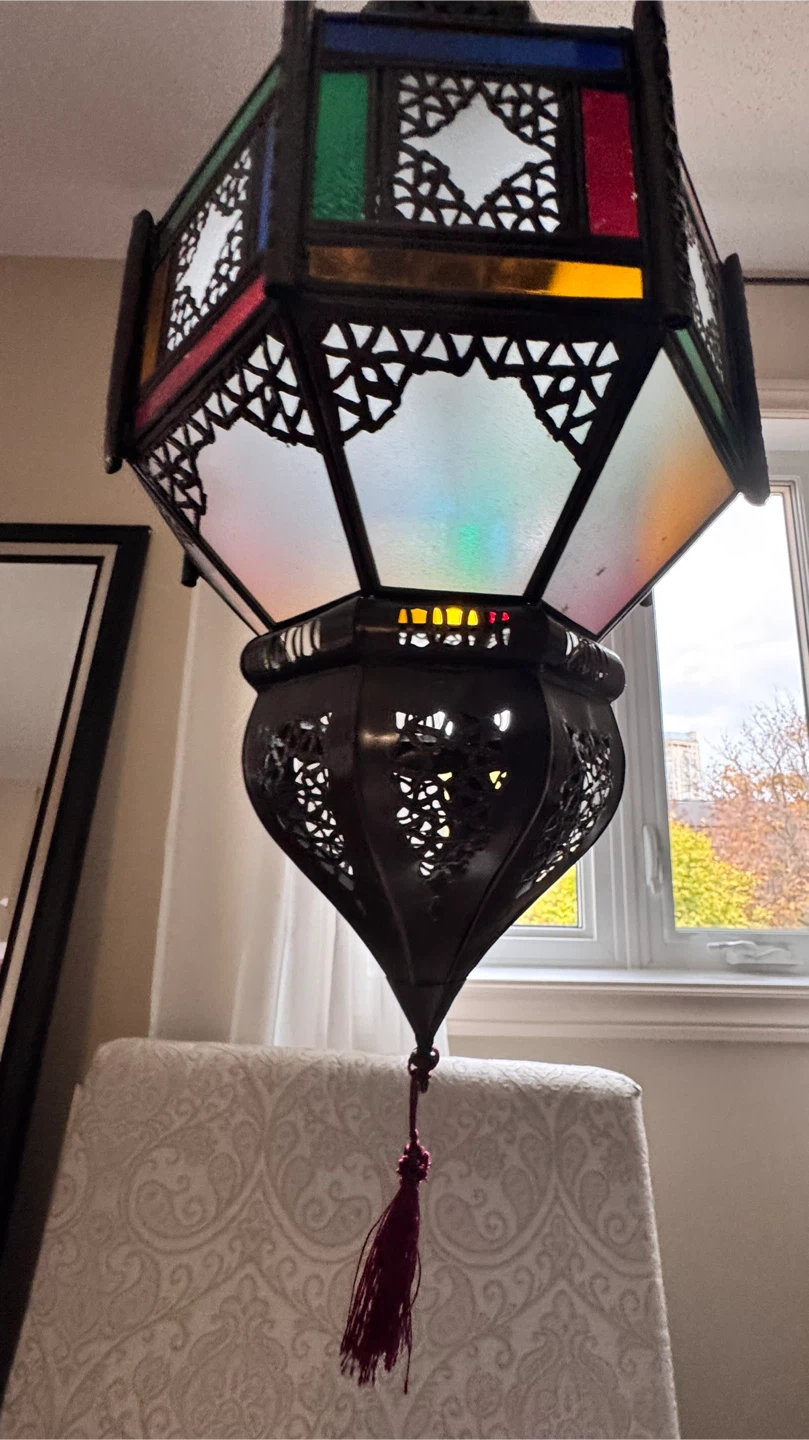 Moroccan Style Hanging Lantern - photo 3
