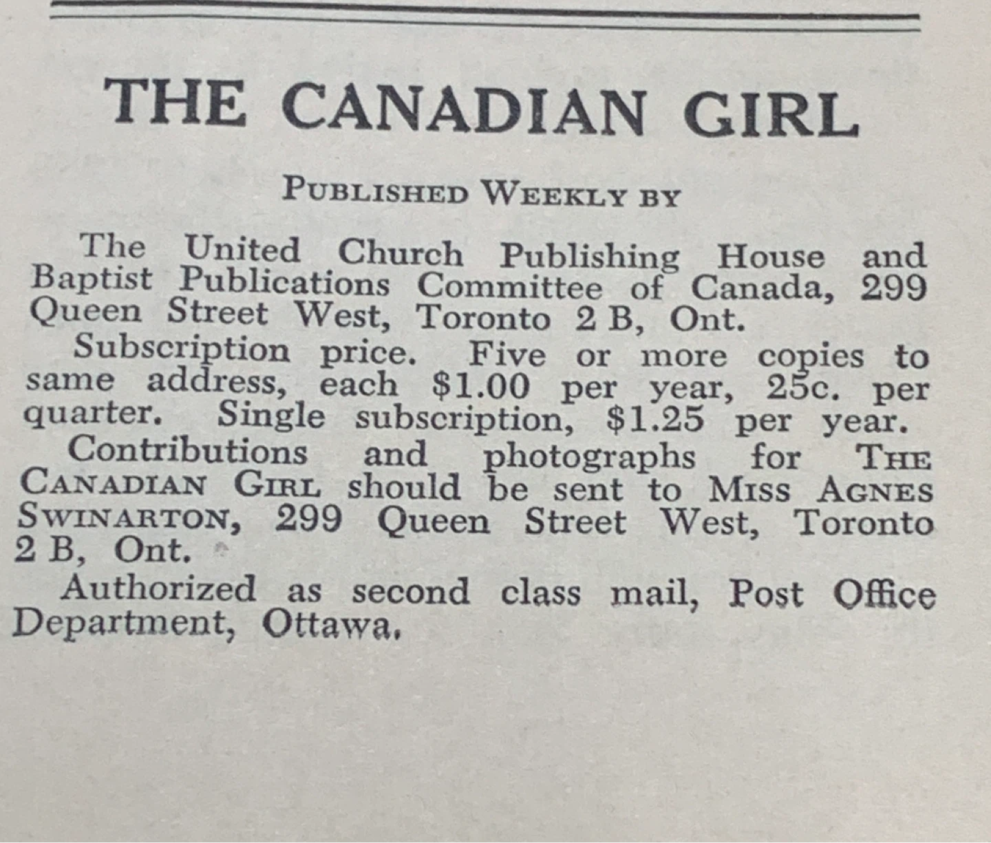Vintage: The Canadian Girl Magazine Collection - photo 2
